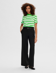Selected Femme - SLFESSENTIAL SS STRIPED BOXY TEE NOOS - mažiausios kainos - classic green - 5