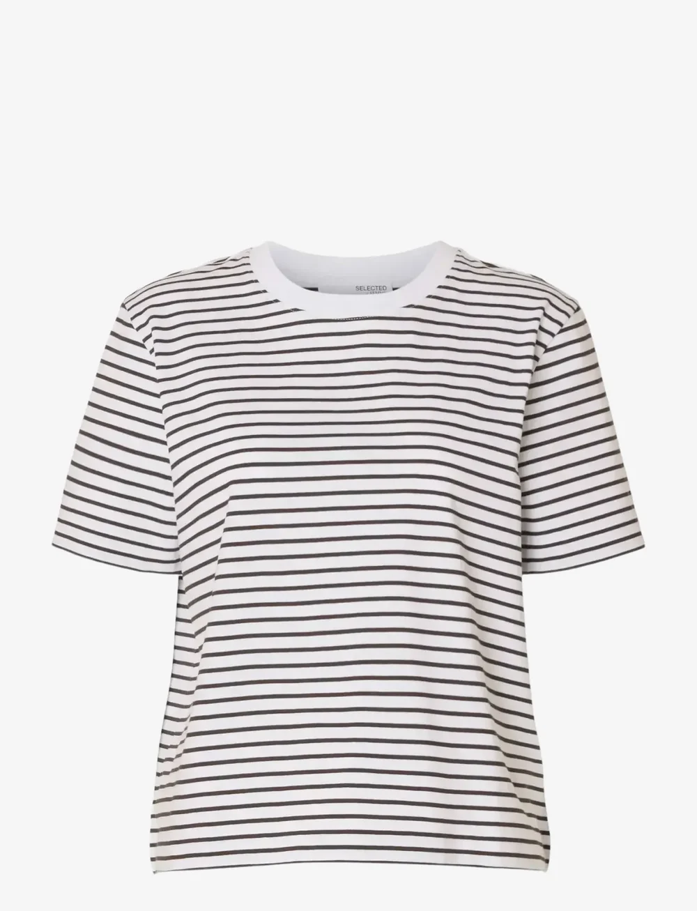 Selected - SLFESSENTIAL SS STRIPED BOXY TEE NOOS - t-shirts - delicioso - 1