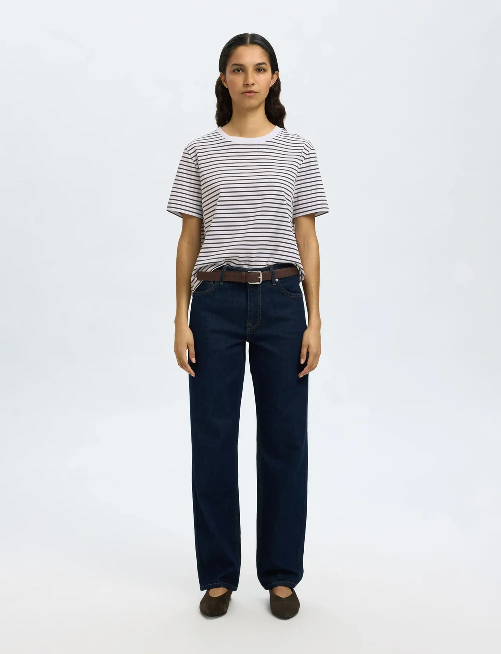 Selected - SLFESSENTIAL SS STRIPED BOXY TEE NOOS - t-shirts - delicioso - 3