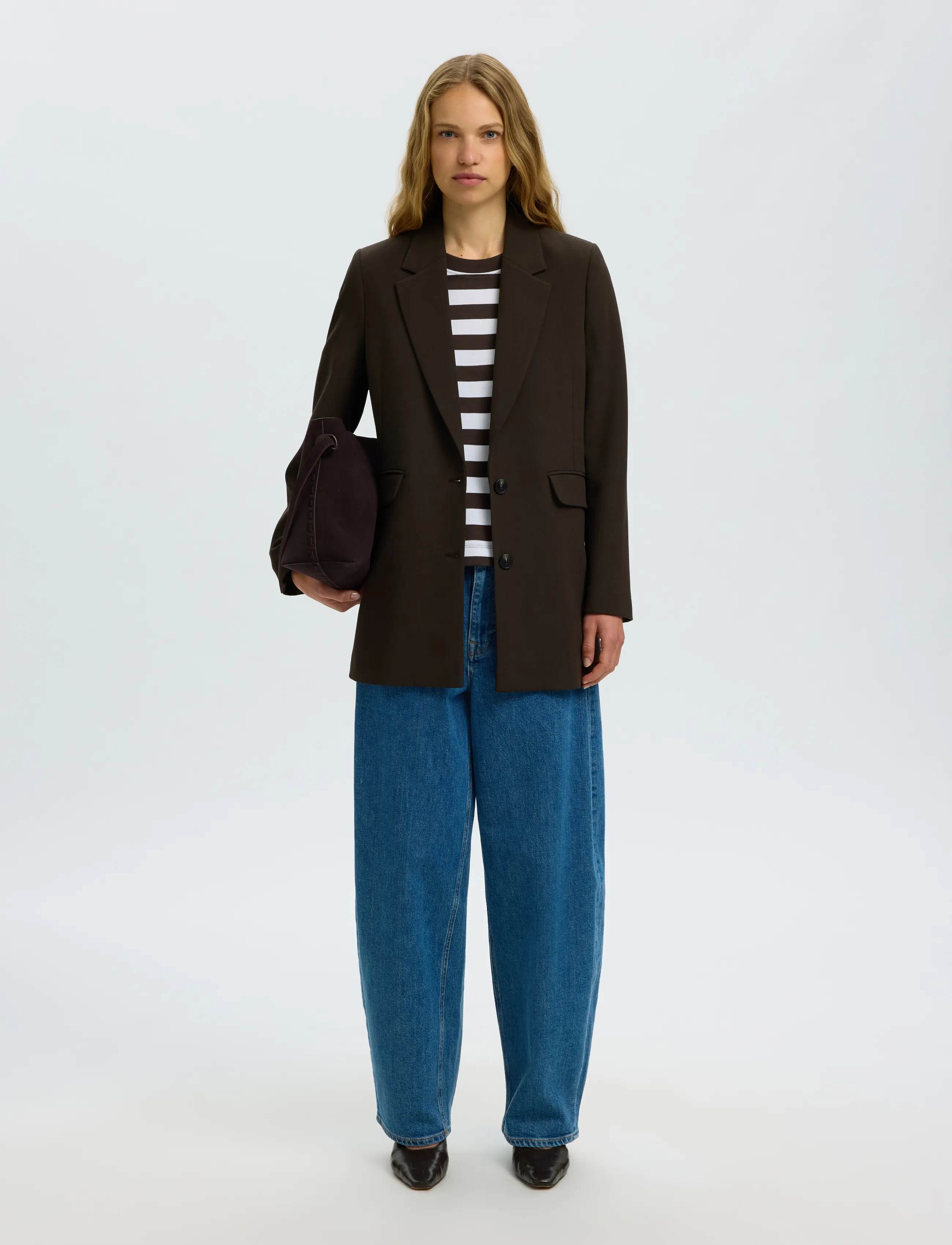 Selected - SLWESSENTIAL SS STRIPED BOXY TEE NOOS - t-shirts - delicioso - 5