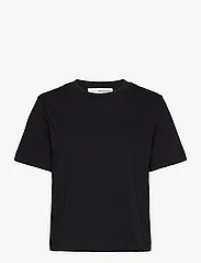 Selected Femme - SLFESSENTIAL SS BOXY TEE NOOS - lowest prices - black - 0