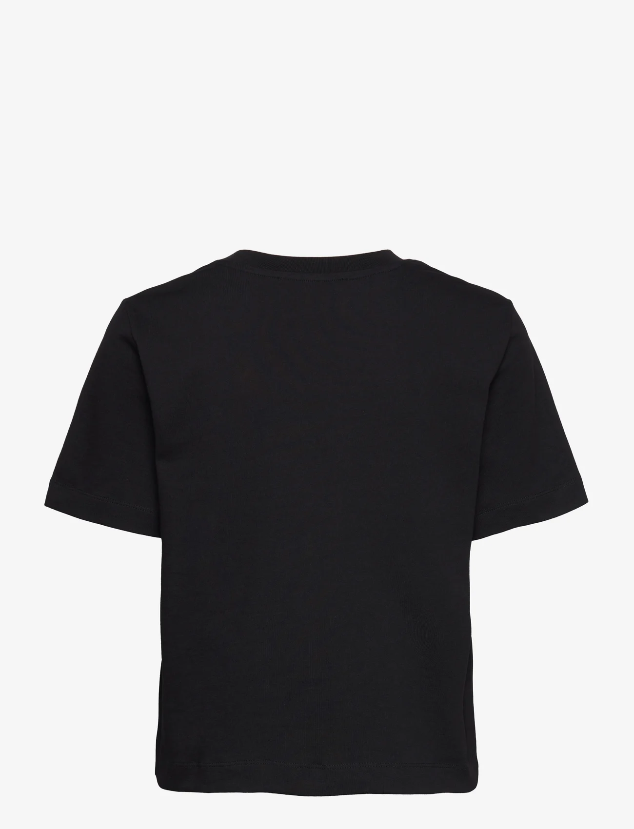 Selected Femme - SLFESSENTIAL SS BOXY TEE NOOS - t-shirts - black - 1