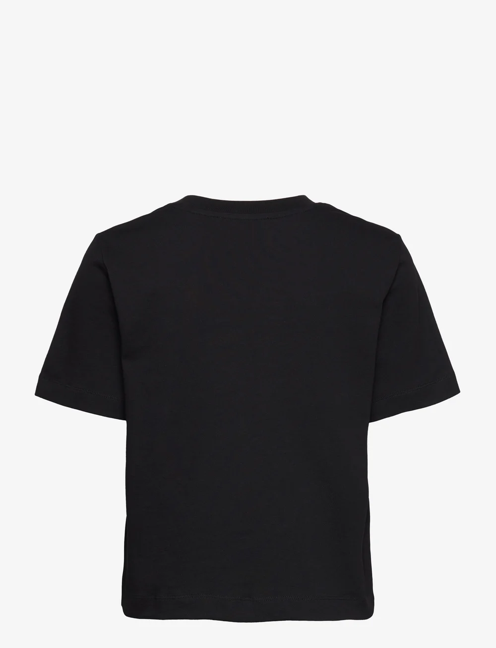 Selected - SLFESSENTIAL SS BOXY TEE NOOS - t-shirts - black - 2