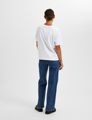 Selected Femme - SLFESSENTIAL SS BOXY TEE NOOS - najniższe ceny - bright white - 3