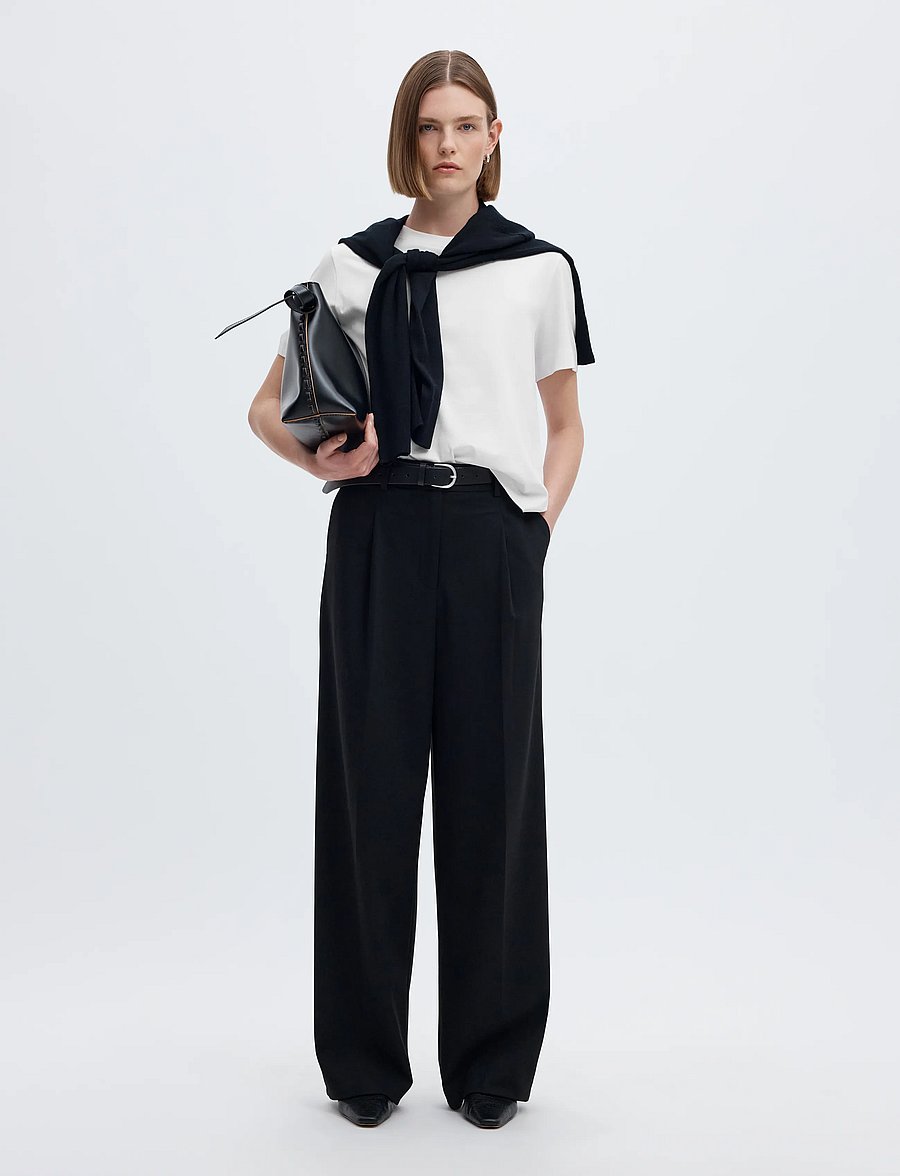 Selected - SLWESSENTIAL SS BOXY TEE NOOS - t-shirts - bright white - 5