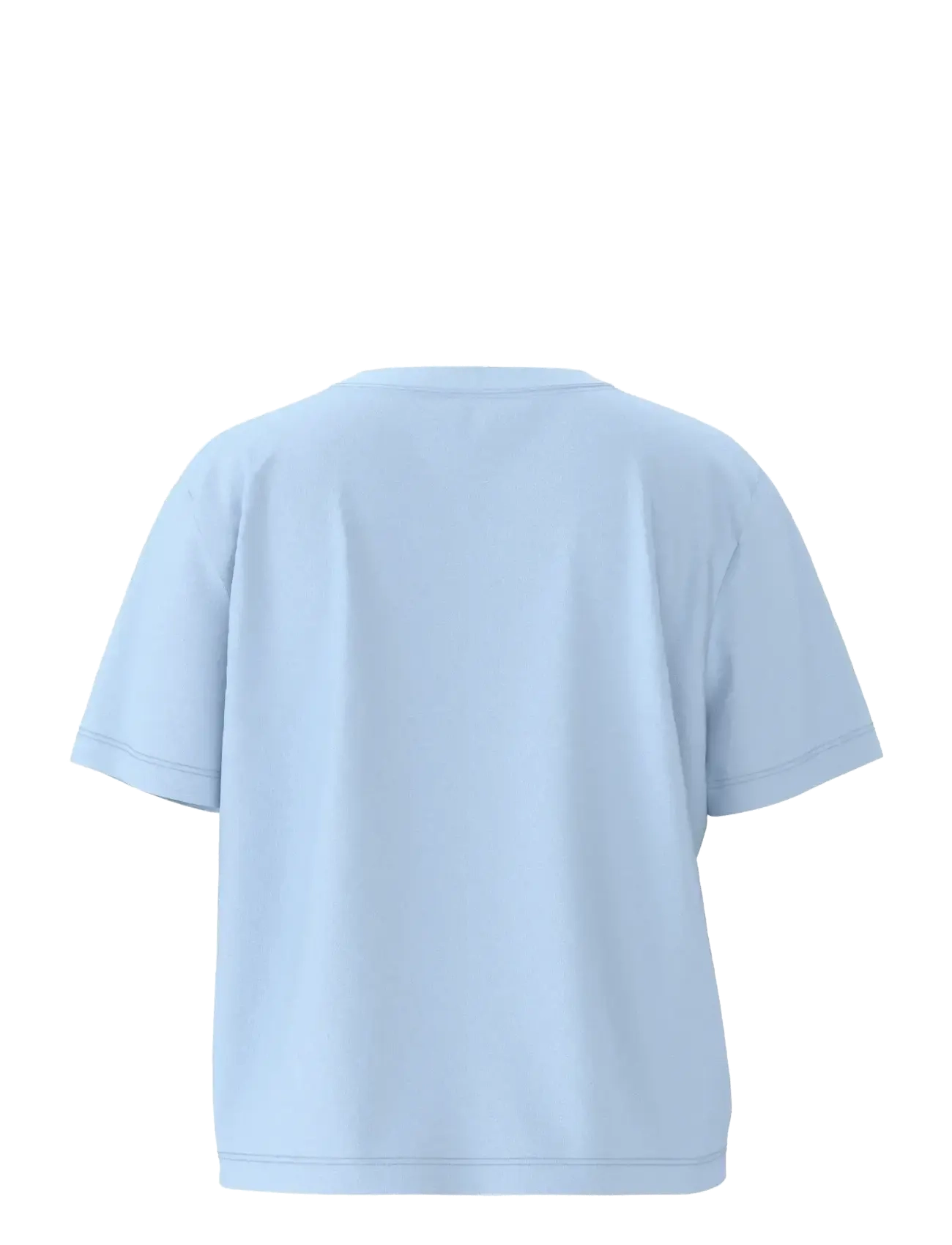 Selected - SLWESSENTIAL SS BOXY TEE NOOS - marškinėliai - cashmere blue - 2