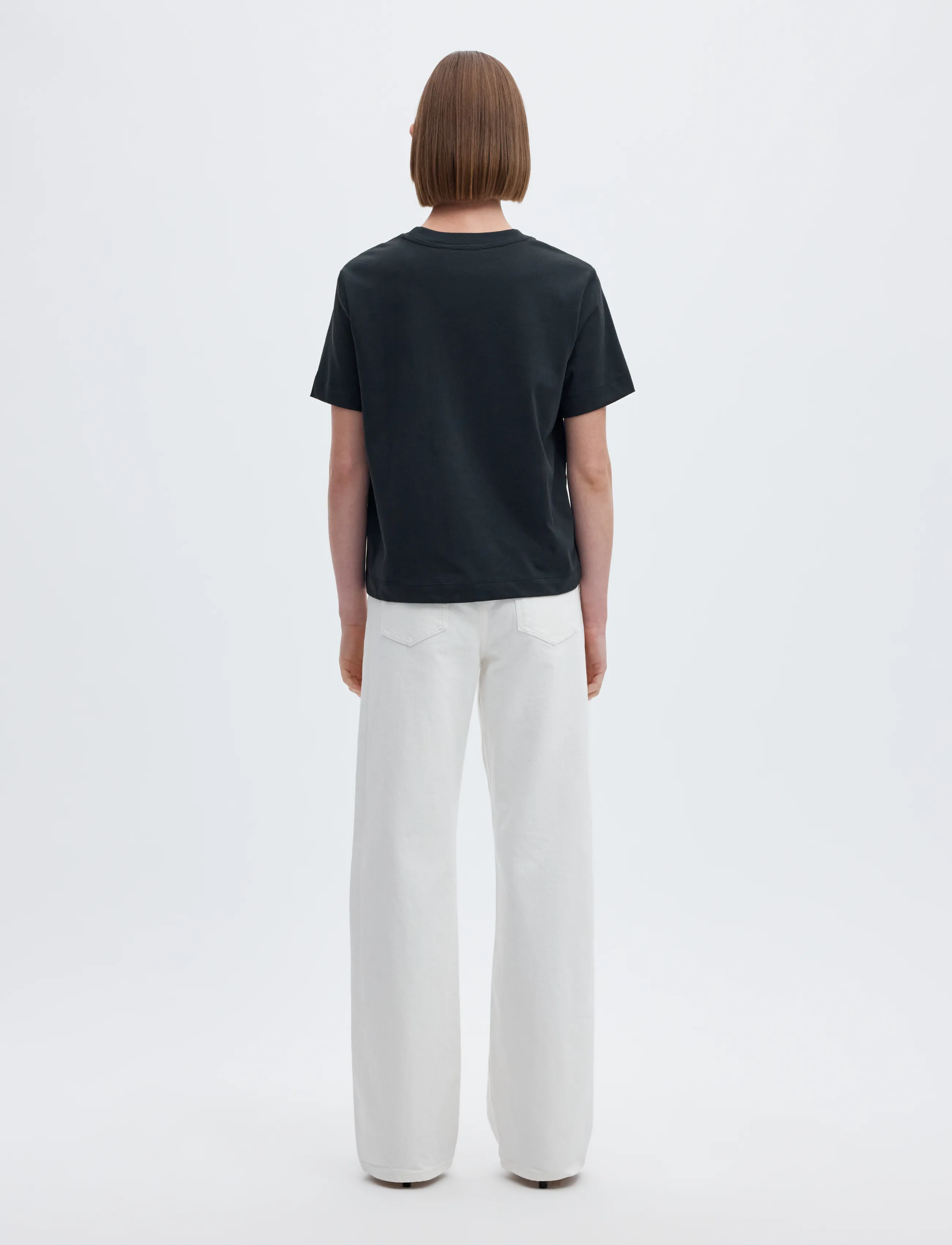 Selected - SLWESSENTIAL SS BOXY TEE NOOS - t-shirts - dark sapphire - 3