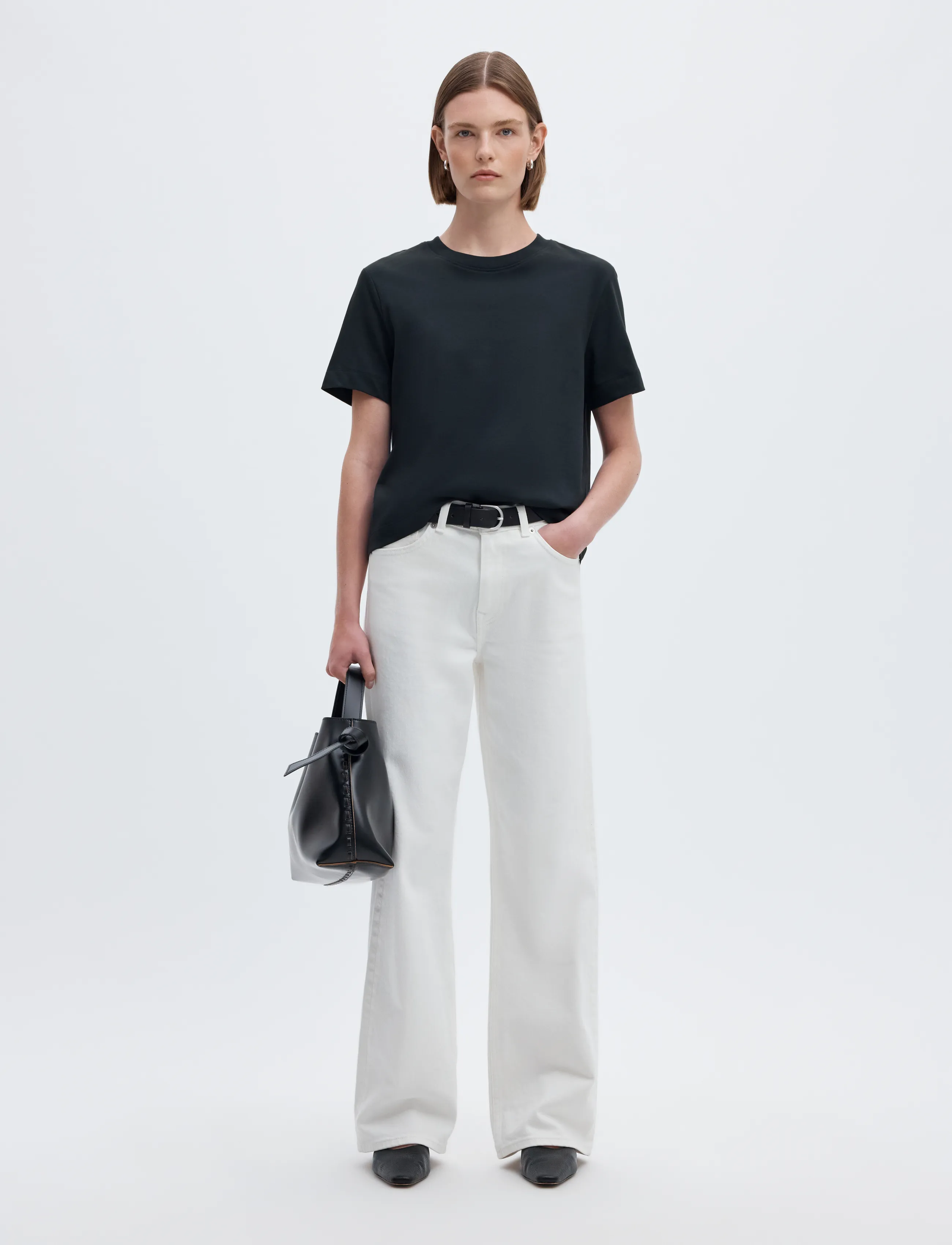 SELECTED Slwessential Ss Boxy Tee Noos t-shirts dam – bild 5