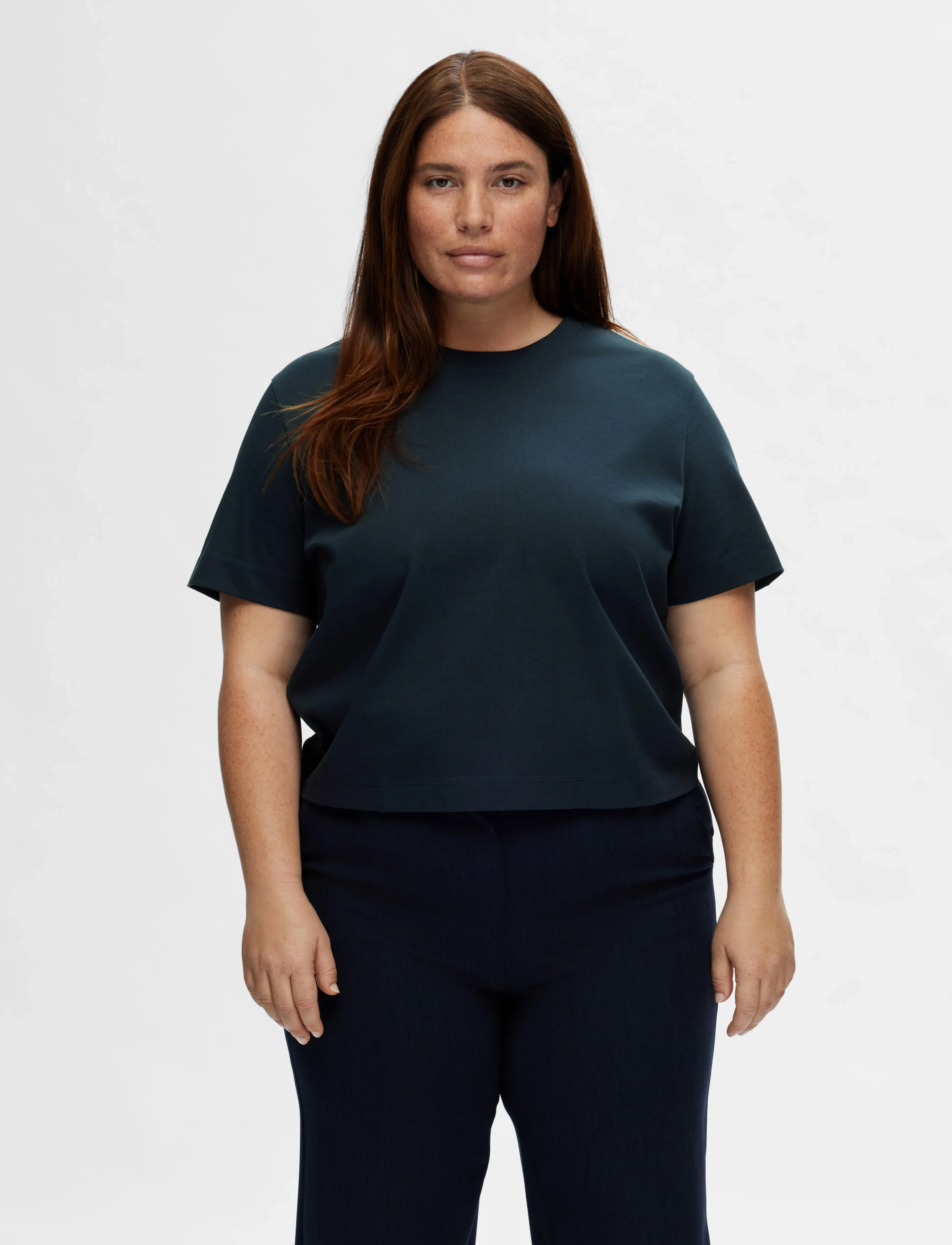 SELECTED Slwessential Ss Boxy Tee Noos t-shirts dam – bild 6