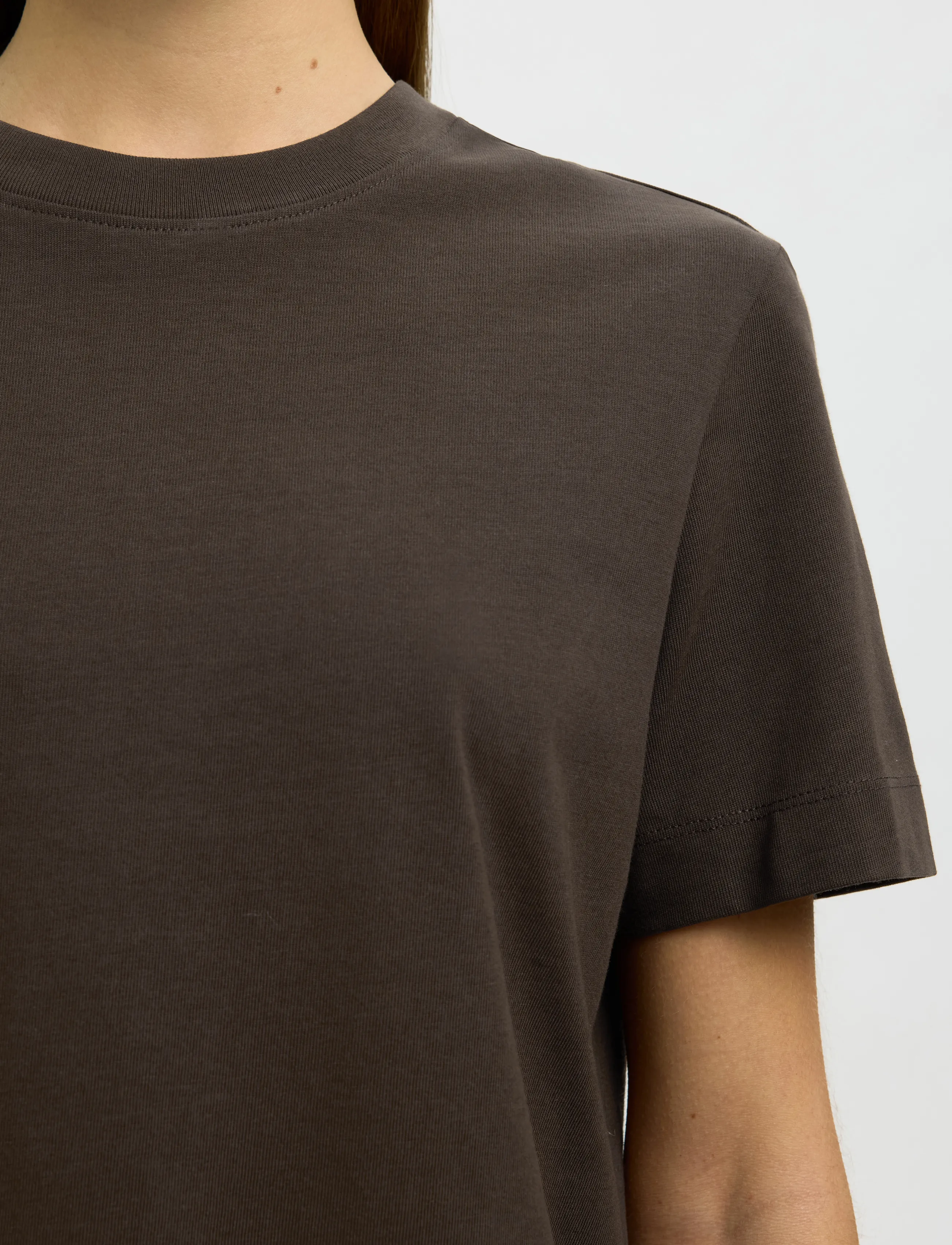 Selected - SLWESSENTIAL SS BOXY TEE NOOS - t-shirts - delicioso - 4