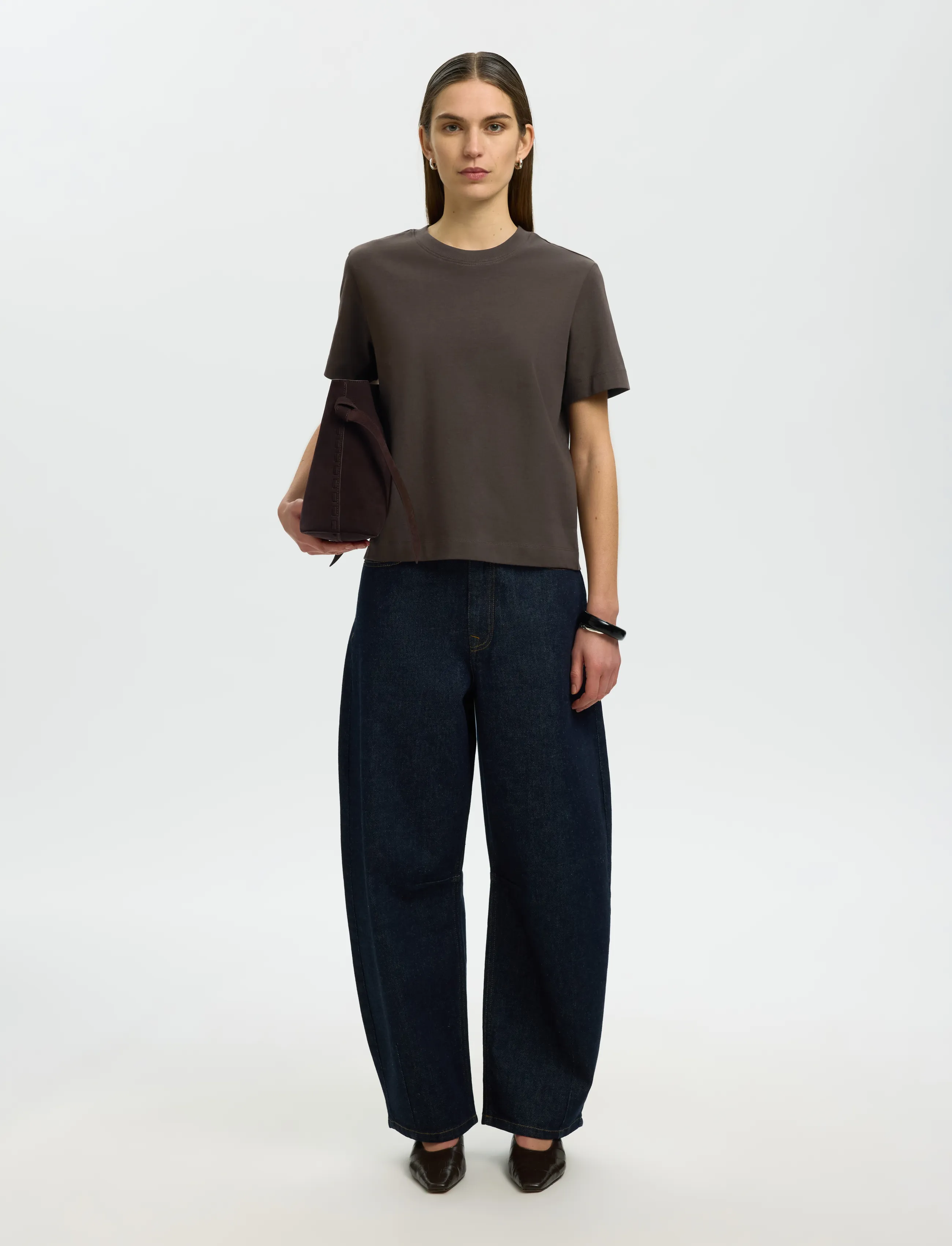 Selected - SLWESSENTIAL SS BOXY TEE NOOS - t-shirts - delicioso - 5