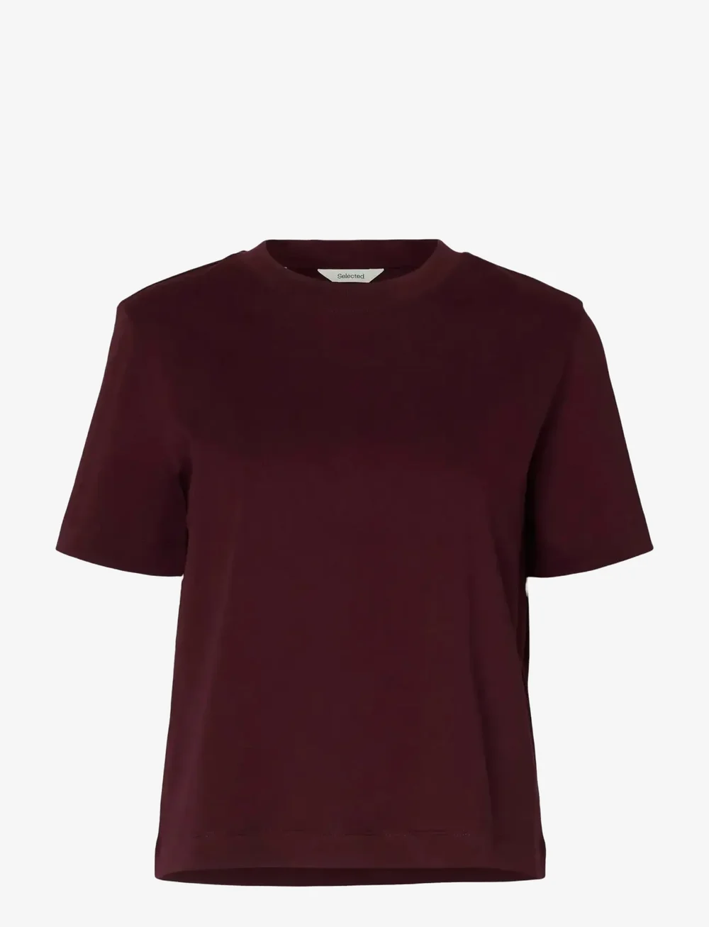 Selected - SLFESSENTIAL SS BOXY TEE NOOS - t-shirts - fig - 1