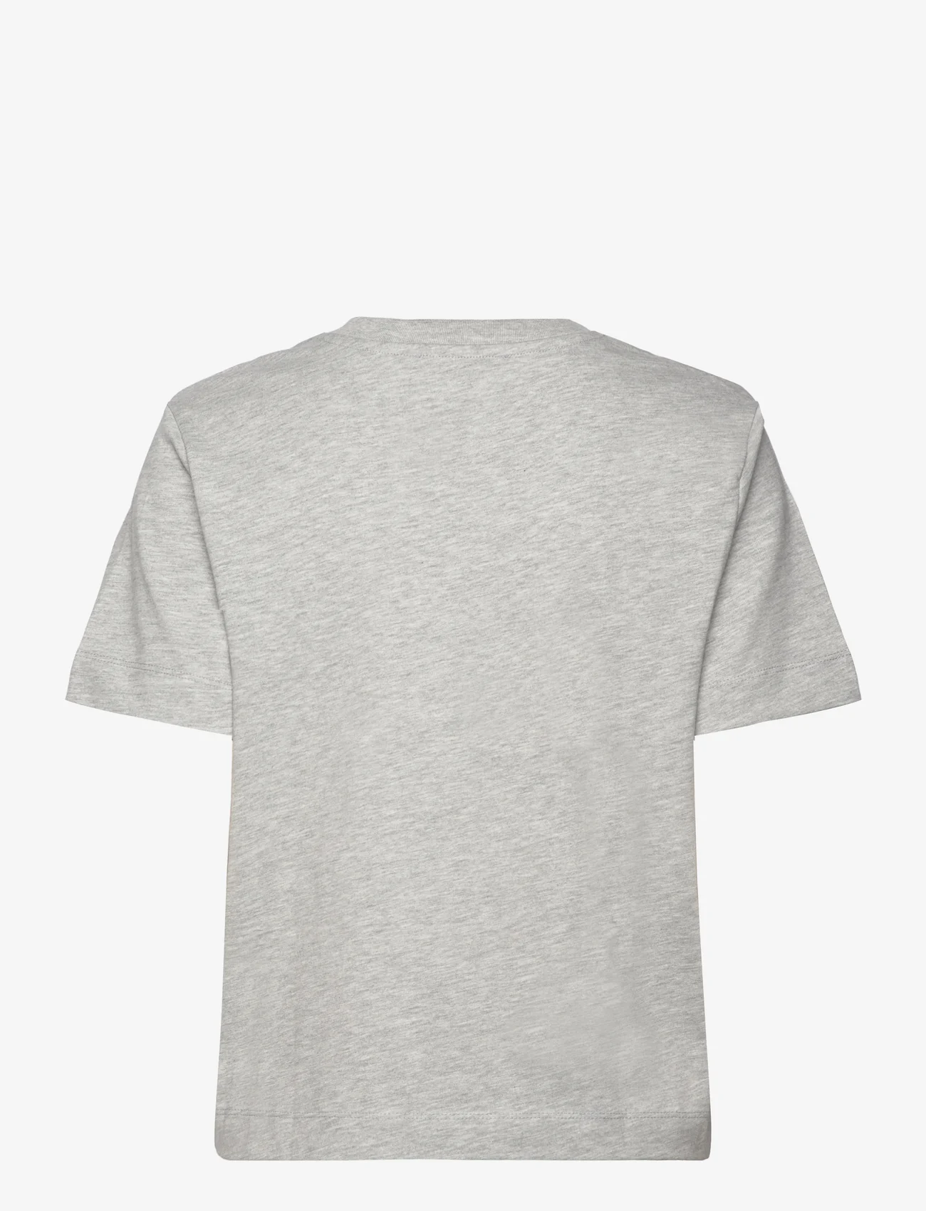 Selected Femme - SLFESSENTIAL SS BOXY TEE NOOS - lowest prices - light grey melange - 1
