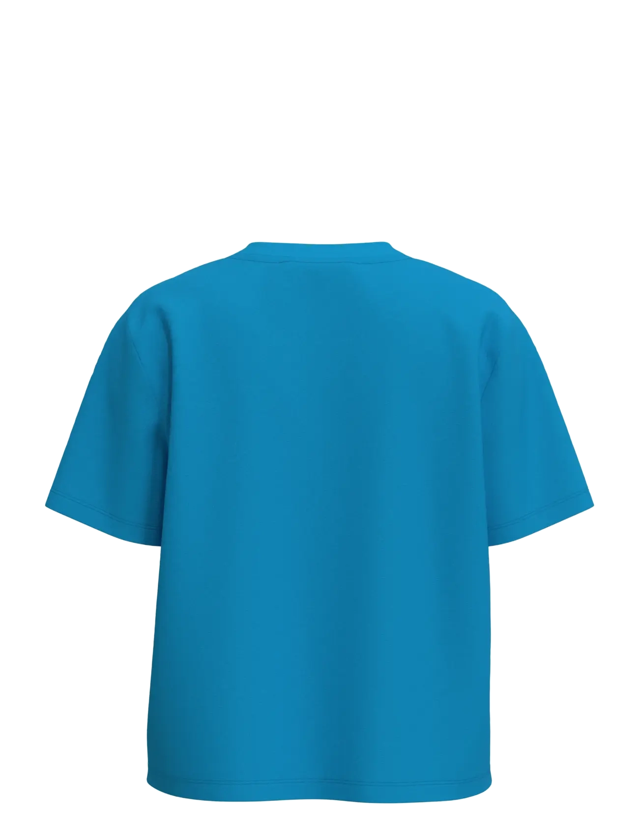 Selected - SLWESSENTIAL SS BOXY TEE NOOS - t-shirts - malibu blue - 2