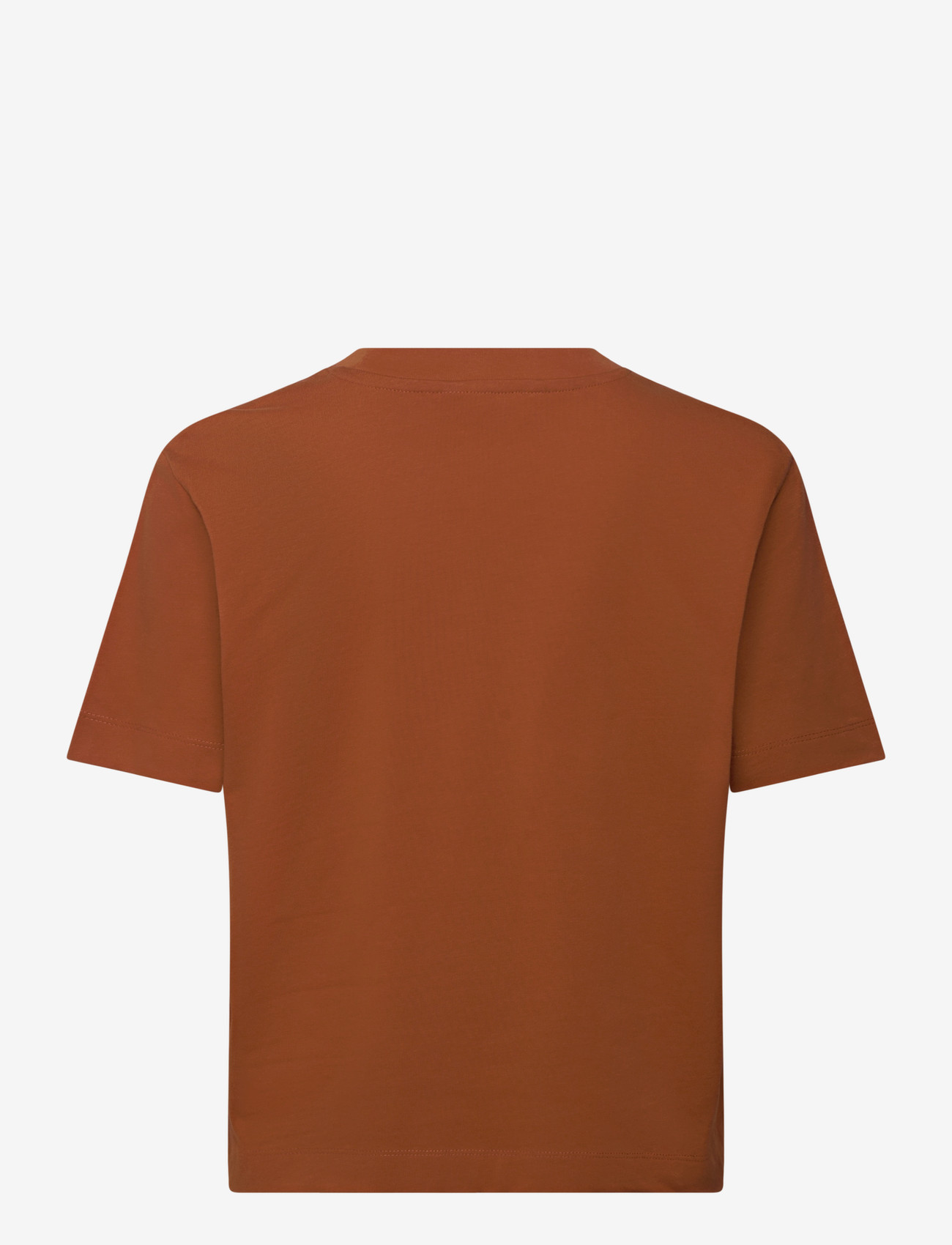 Selected - SLWESSENTIAL SS BOXY TEE NOOS - t-shirts - potters clay - 1