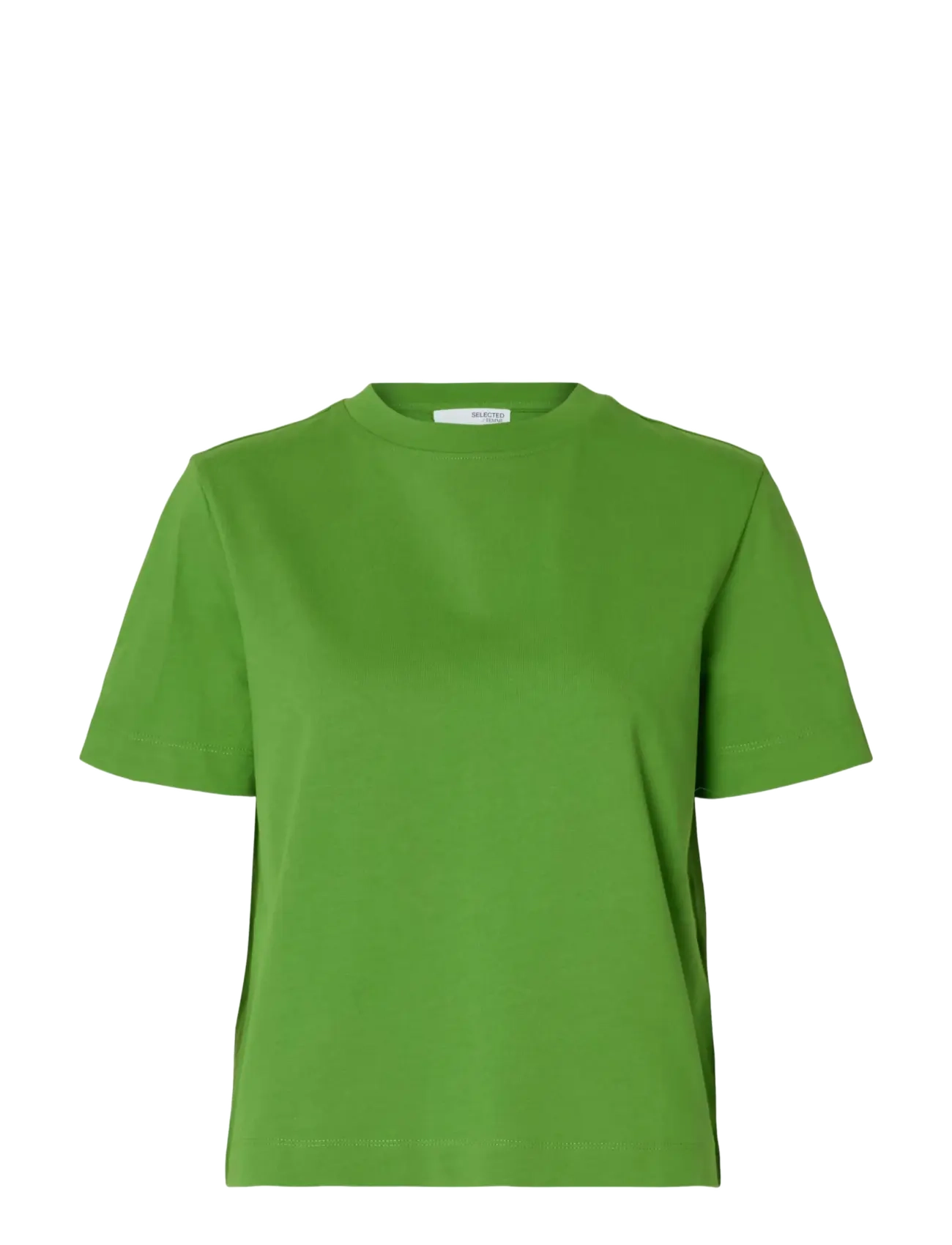 Selected - SLWESSENTIAL SS BOXY TEE NOOS - marškinėliai - spindle tree - 1