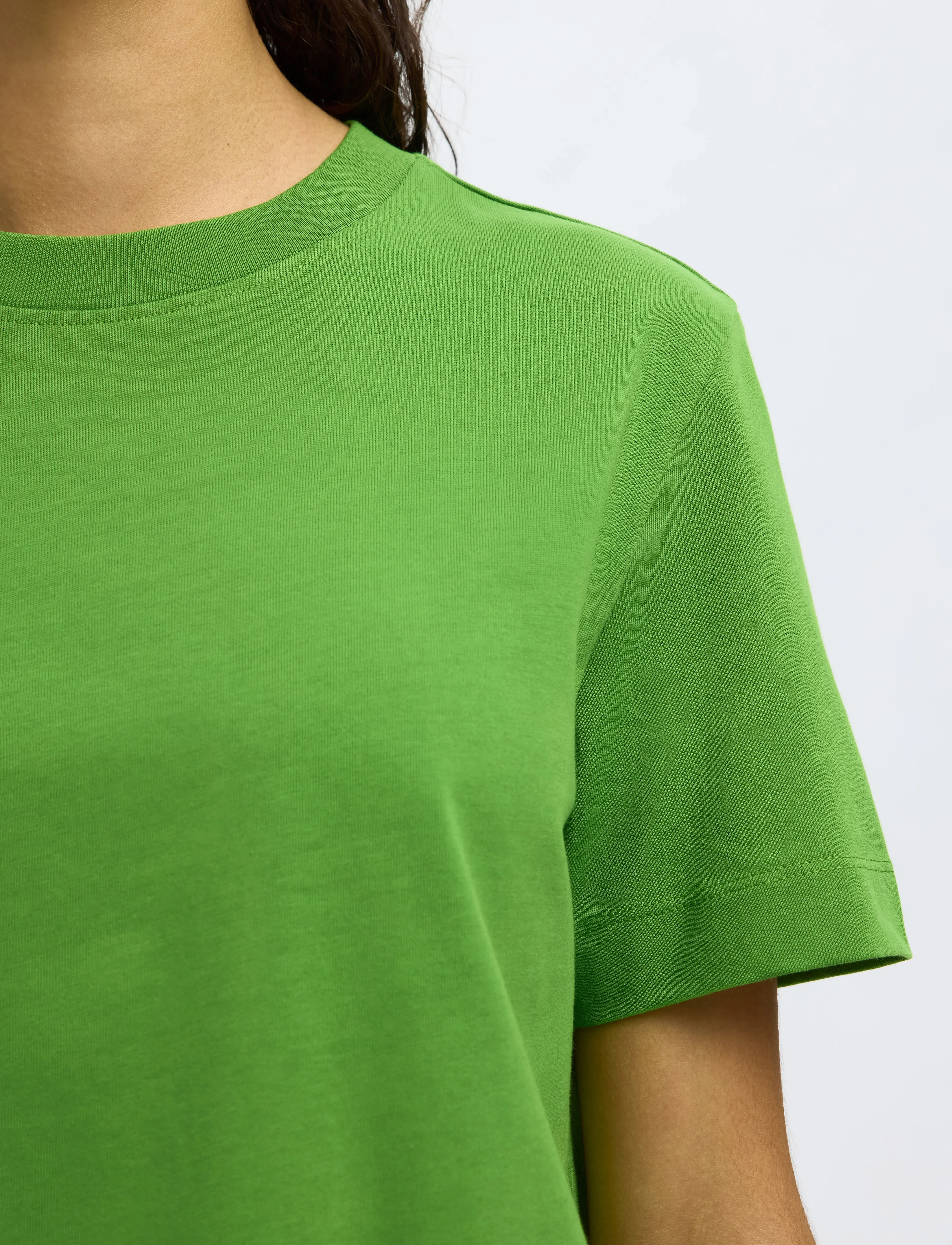 Selected - SLWESSENTIAL SS BOXY TEE NOOS - marškinėliai - spindle tree - 4