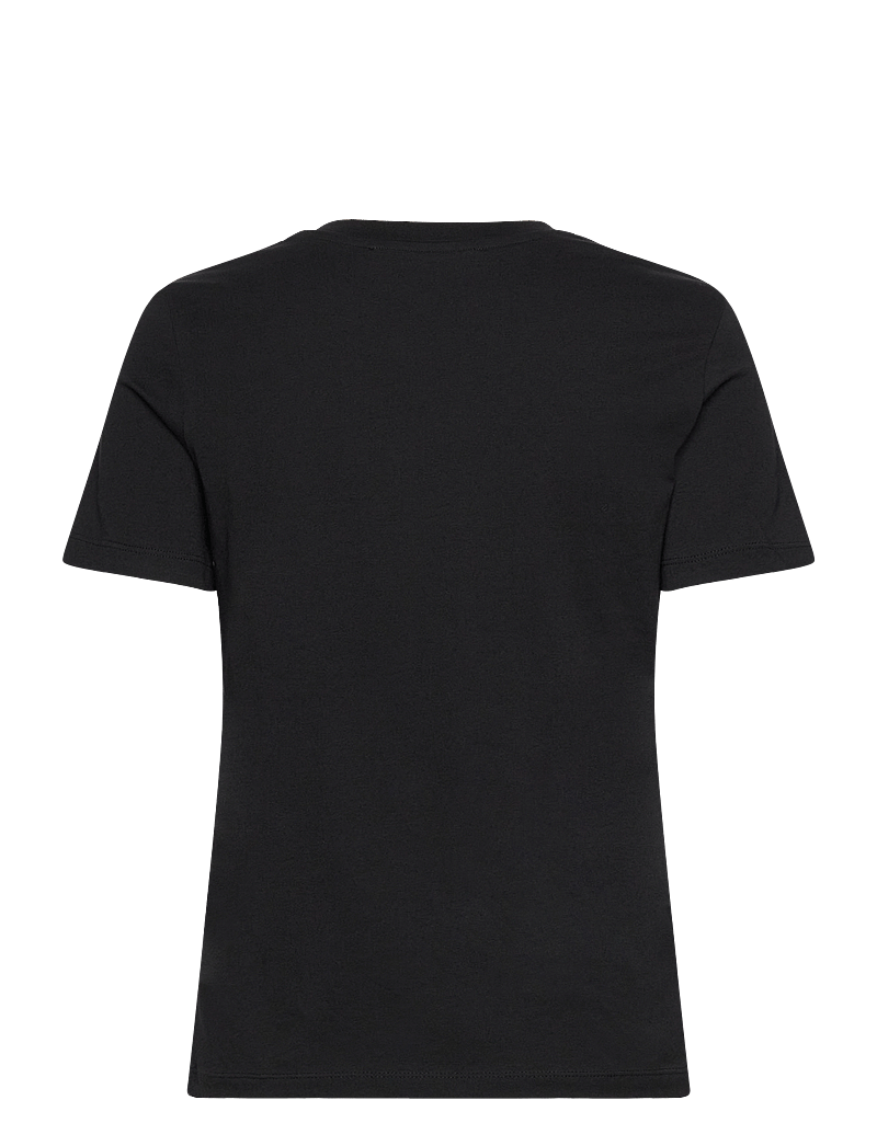 Selected - SLFMYESSENTIAL SS V-NECK TEE NOOS - t-shirts - black - 2