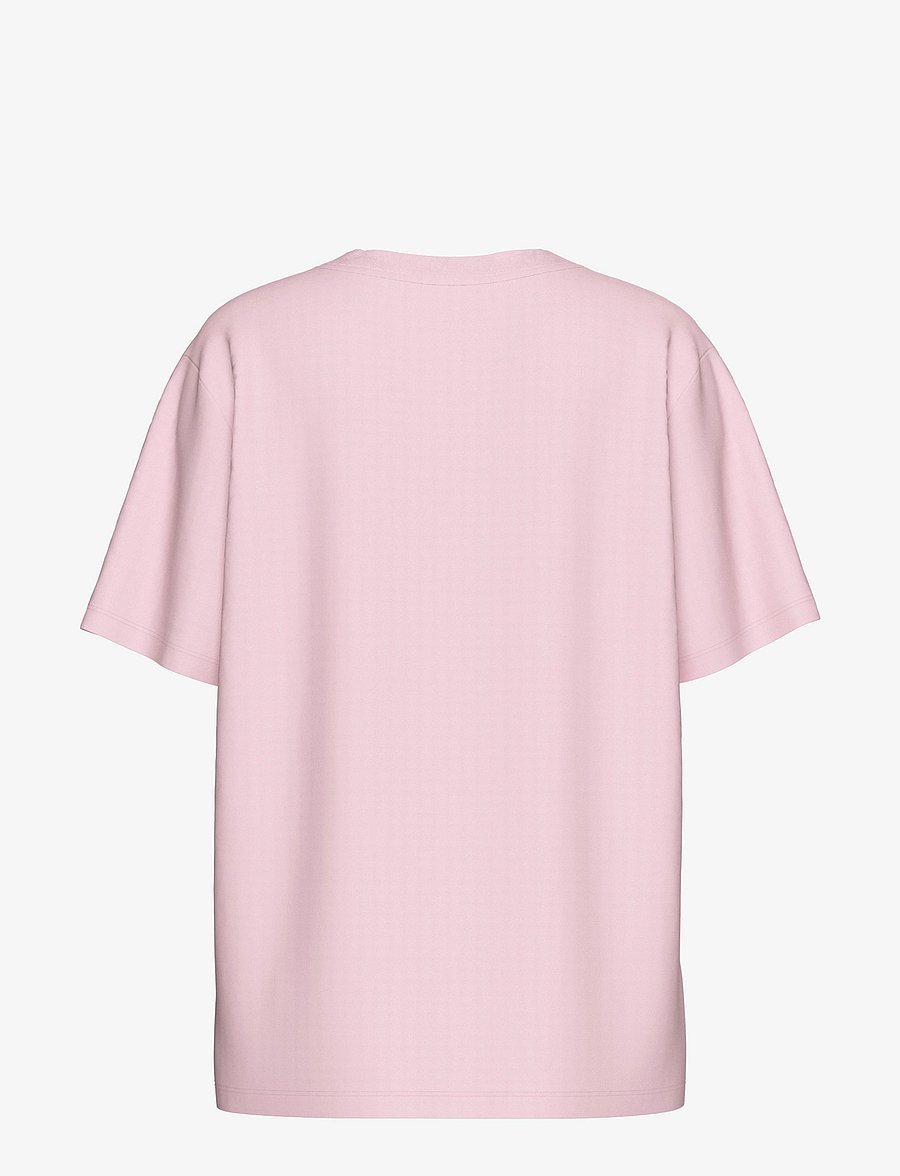 Selected - SLWESSENTIAL SS V-NECK TEE NOOS - t-shirts - bleached mauve - 2