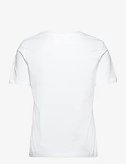 Selected Femme - SLFESSENTIAL SS V-NECK TEE NOOS - alhaisimmat hinnat - bright white - 1