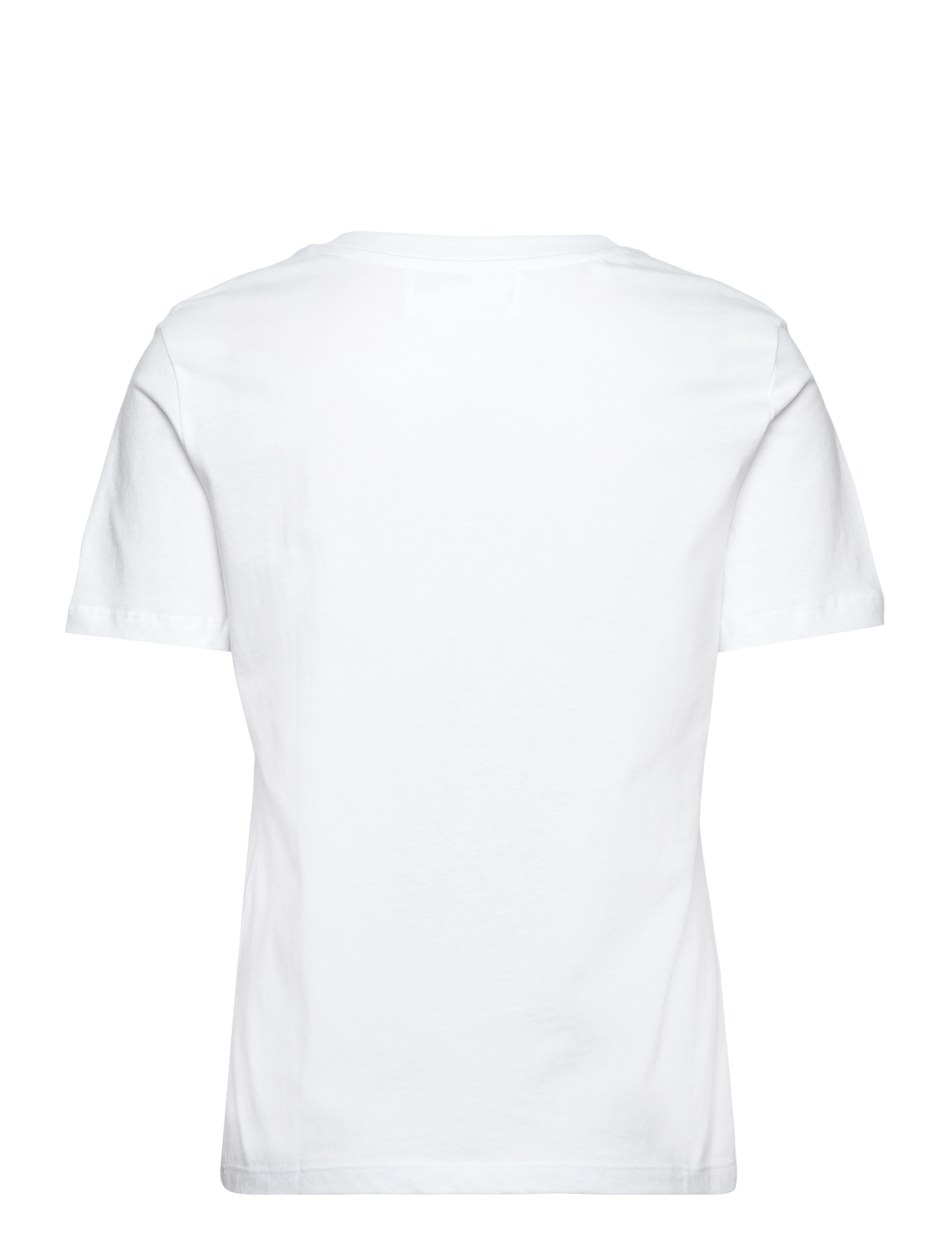 Selected - SLWESSENTIAL SS V-NECK TEE NOOS - t-shirts - bright white - 2