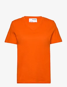 SLFESSENTIAL SS V-NECK TEE NOOS, Selected Femme
