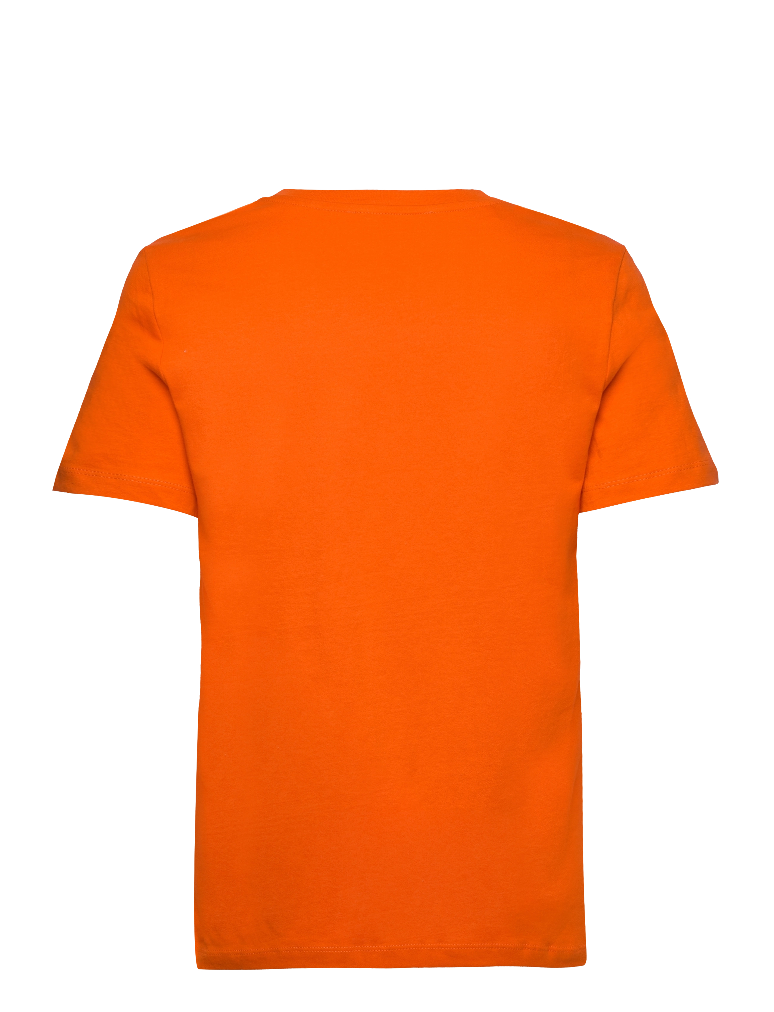 Selected - SLWESSENTIAL SS V-NECK TEE NOOS - madalaimad hinnad - orangeade - 1