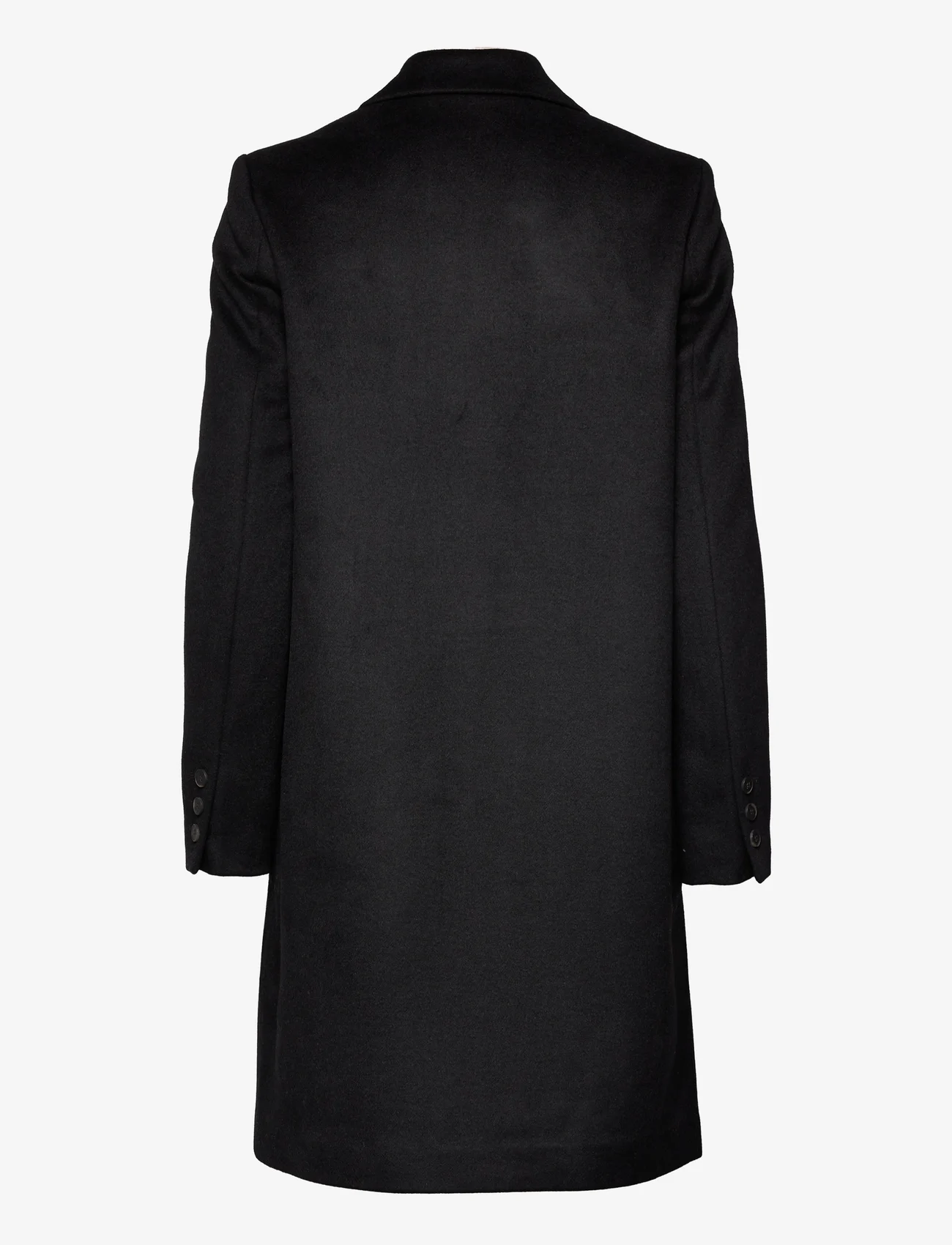 Selected Femme - SLFMETTE WOOL COAT B - winter coats - black - 1