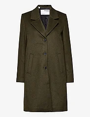 Selected Femme - SLFMETTE WOOL COAT B - winter coats - ivy green - 0