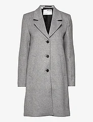 Selected Femme - SLFMETTE WOOL COAT B - winter coats - light grey melange - 0