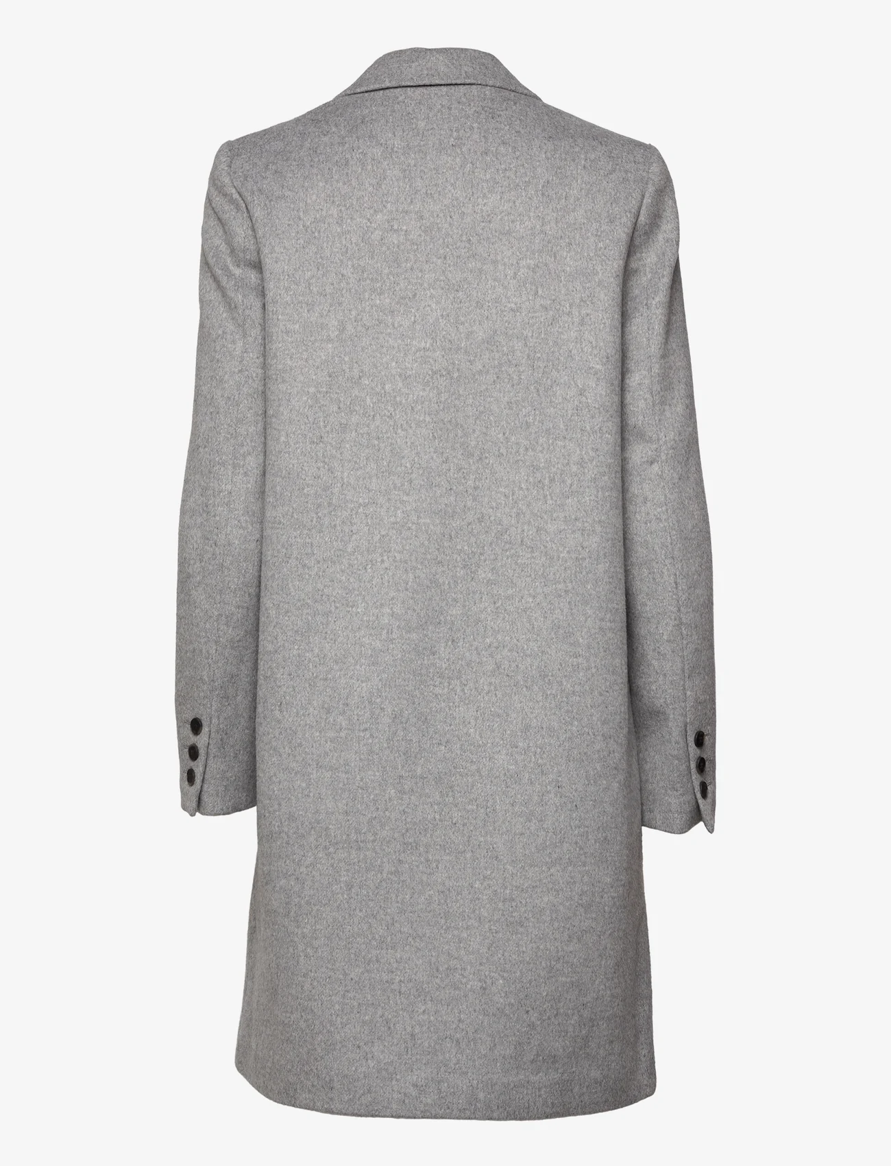 Selected Femme - SLFMETTE WOOL COAT B - Žieminiai paltai - light grey melange - 1