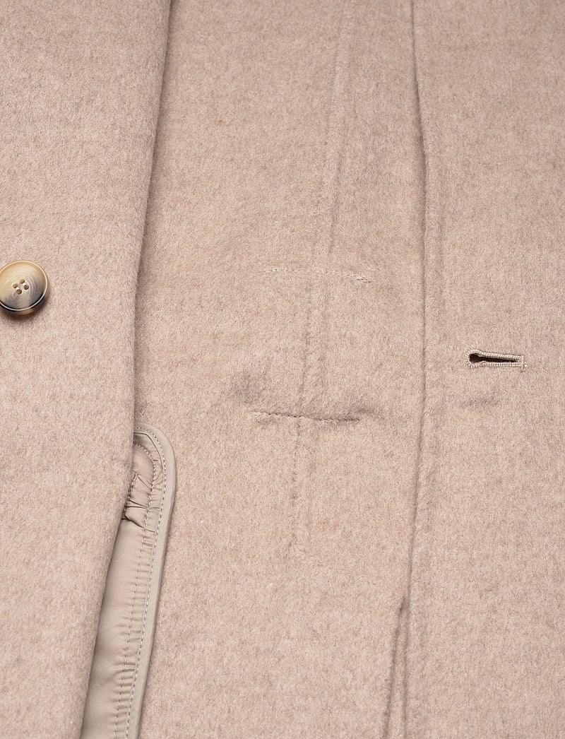 Selected - SLFTARA HANDMADE JACKET B NOOS - ullarjakkar - sandshell - 5