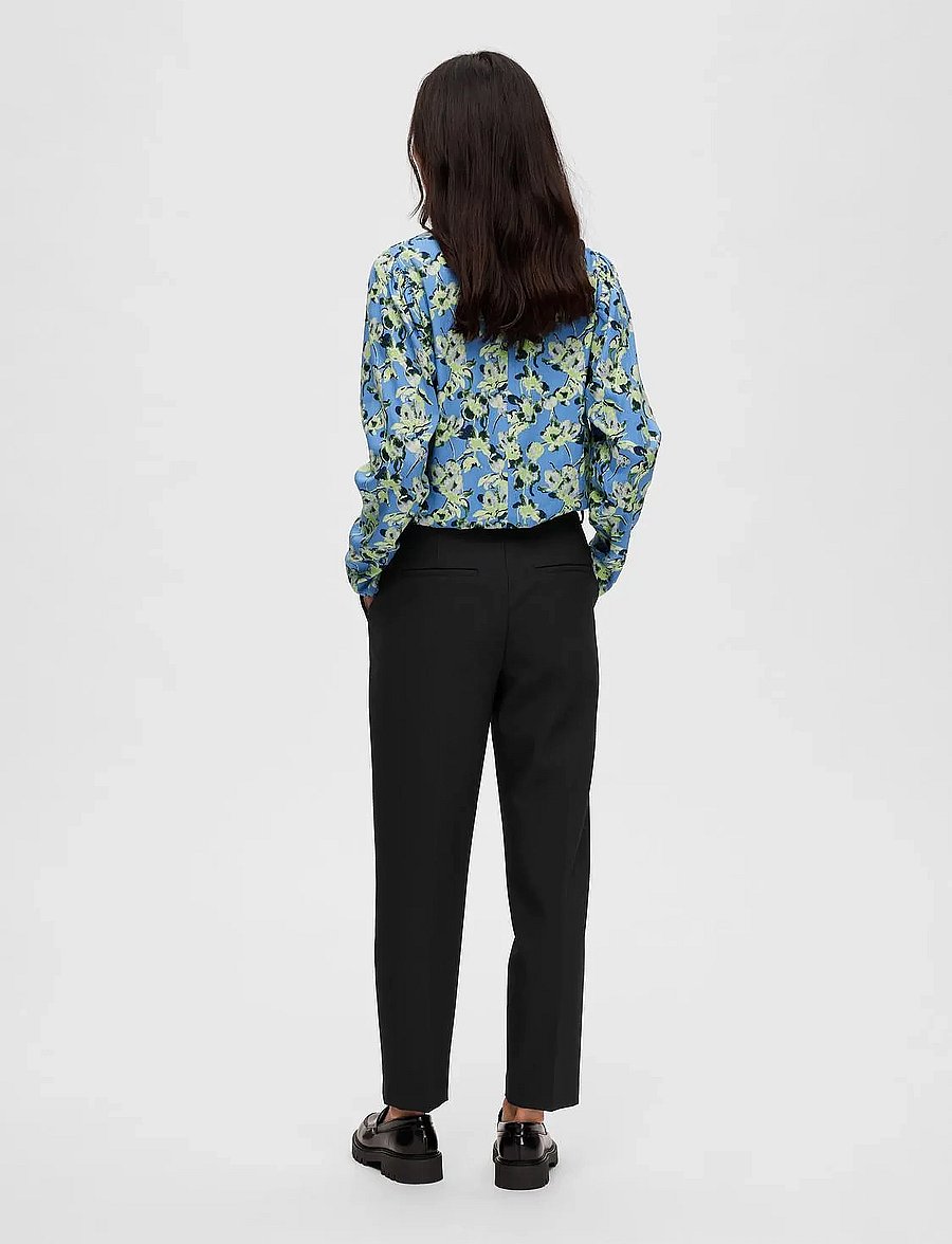 Selected - SLFJANA LS AOP TOP B - langærmede bluser - ultramarine - 3