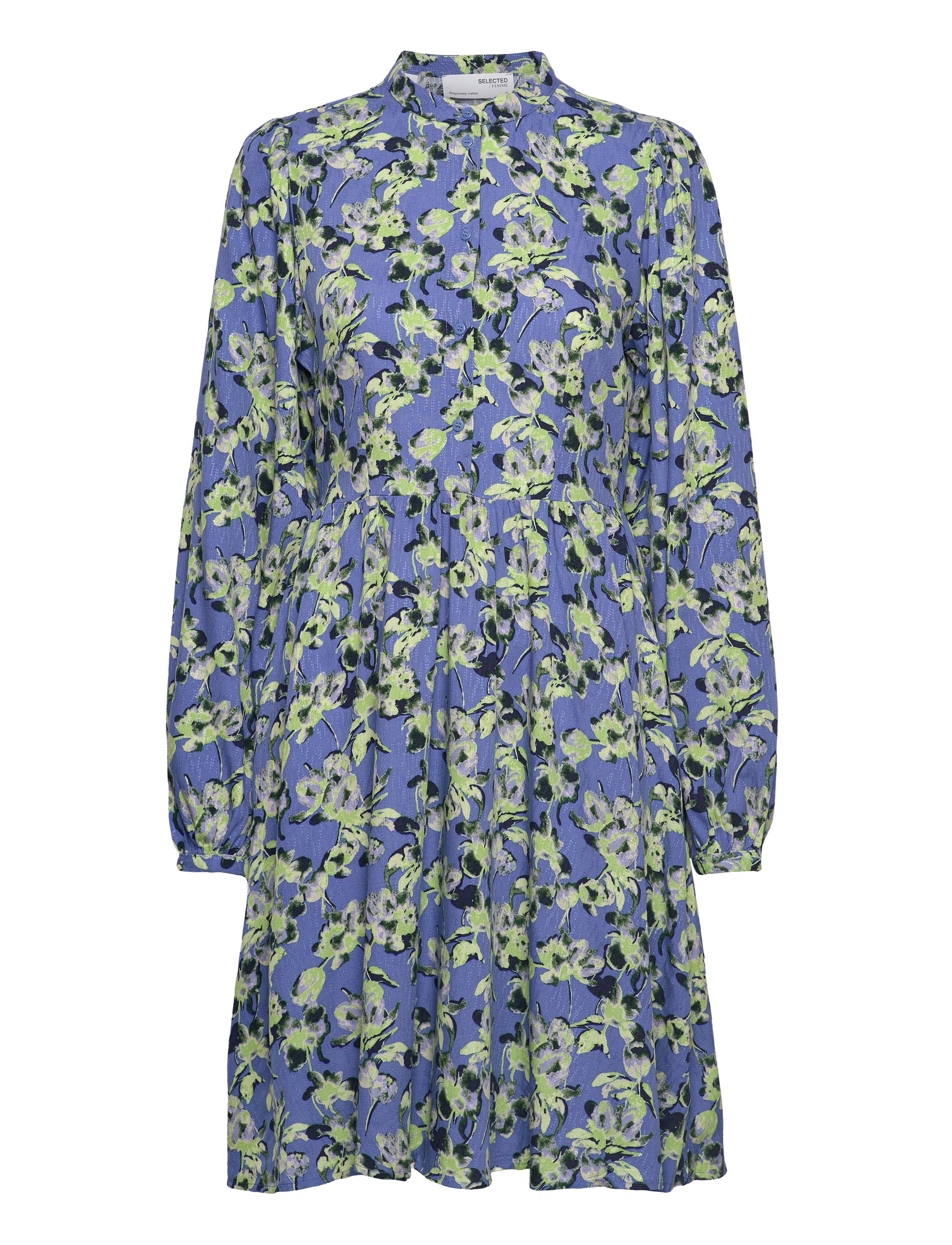 Selected SLFJANA LS SHORT SHIRT DRESS B - Selected - ULTRAMARINE / blue