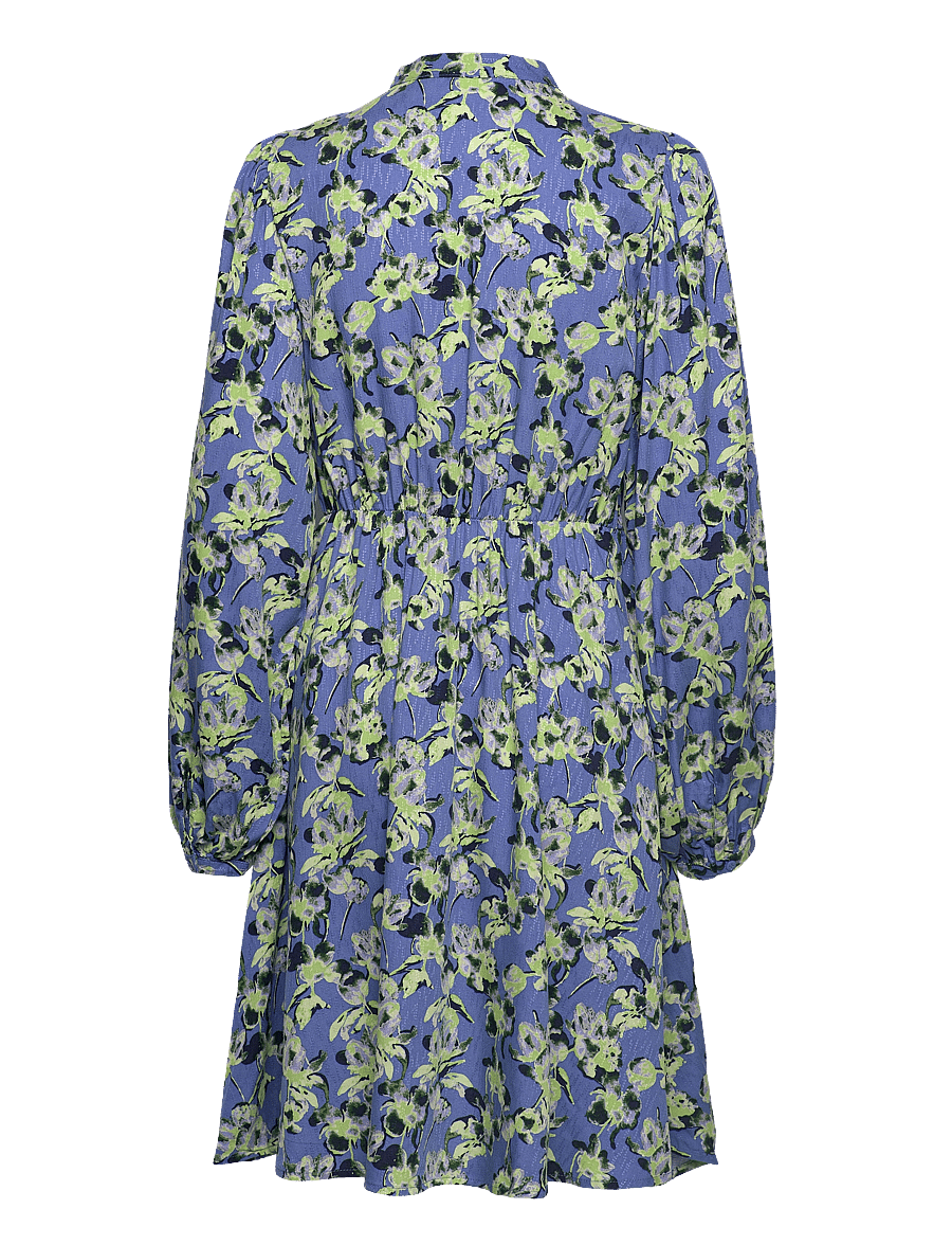Selected - SLFJANA LS SHORT SHIRT DRESS B - robes chemises - ultramarine - 2