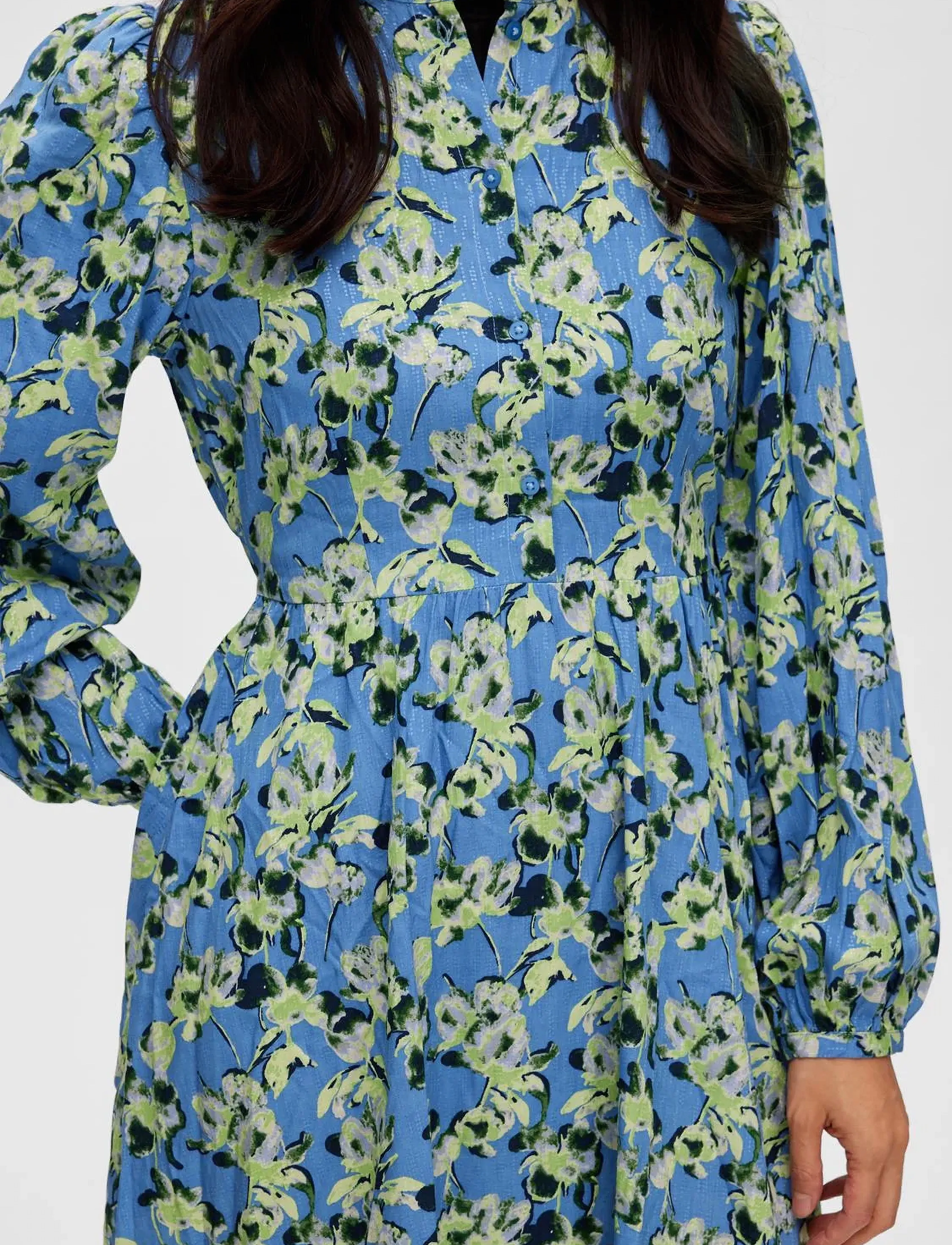 SELECTED Slfjana Ls Short Shirt Dress B skjortklänningar dam – bild 5