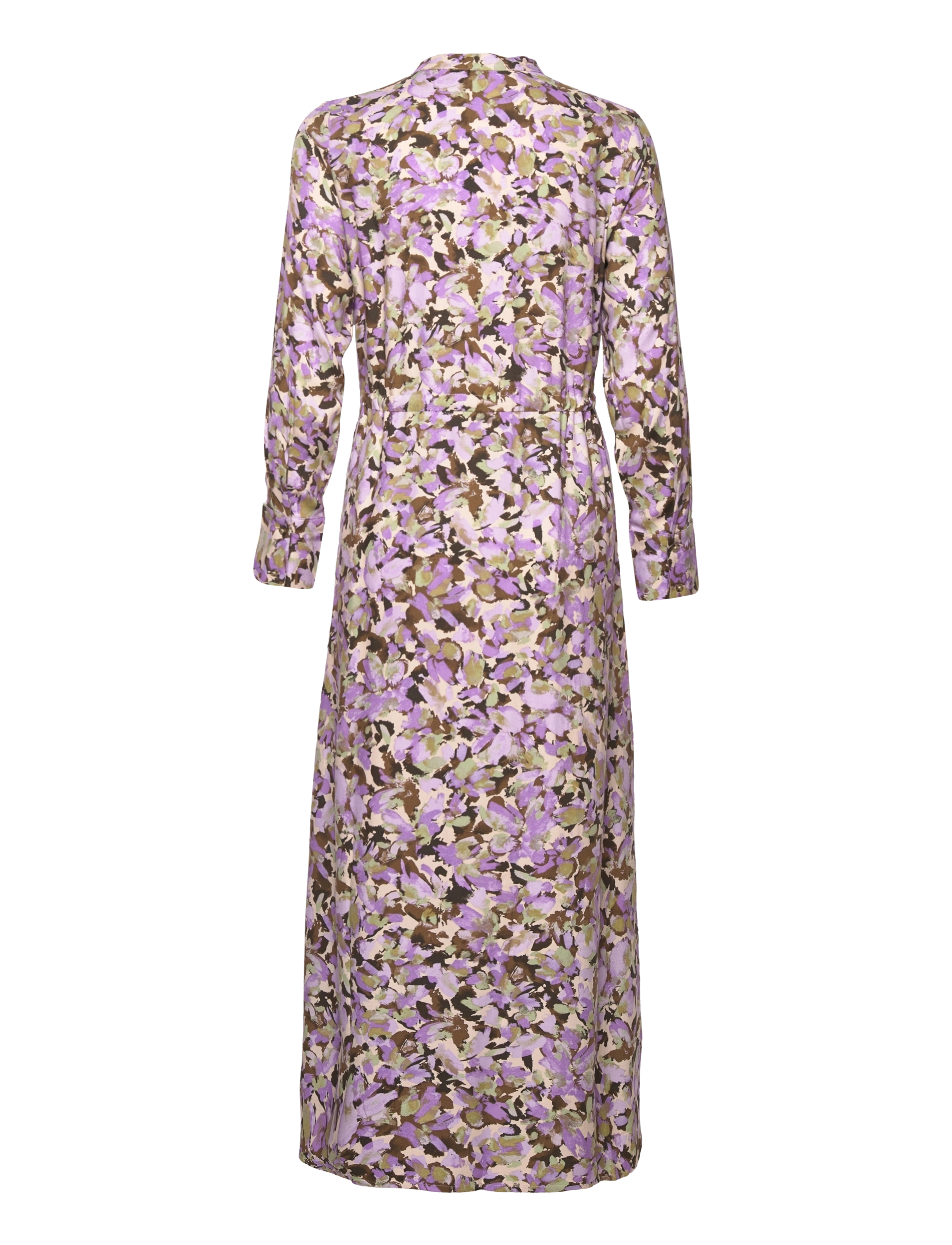 Selected - SLFKATRIN LS ANKLE DRESS B - maxi dresses - sandshell - 2