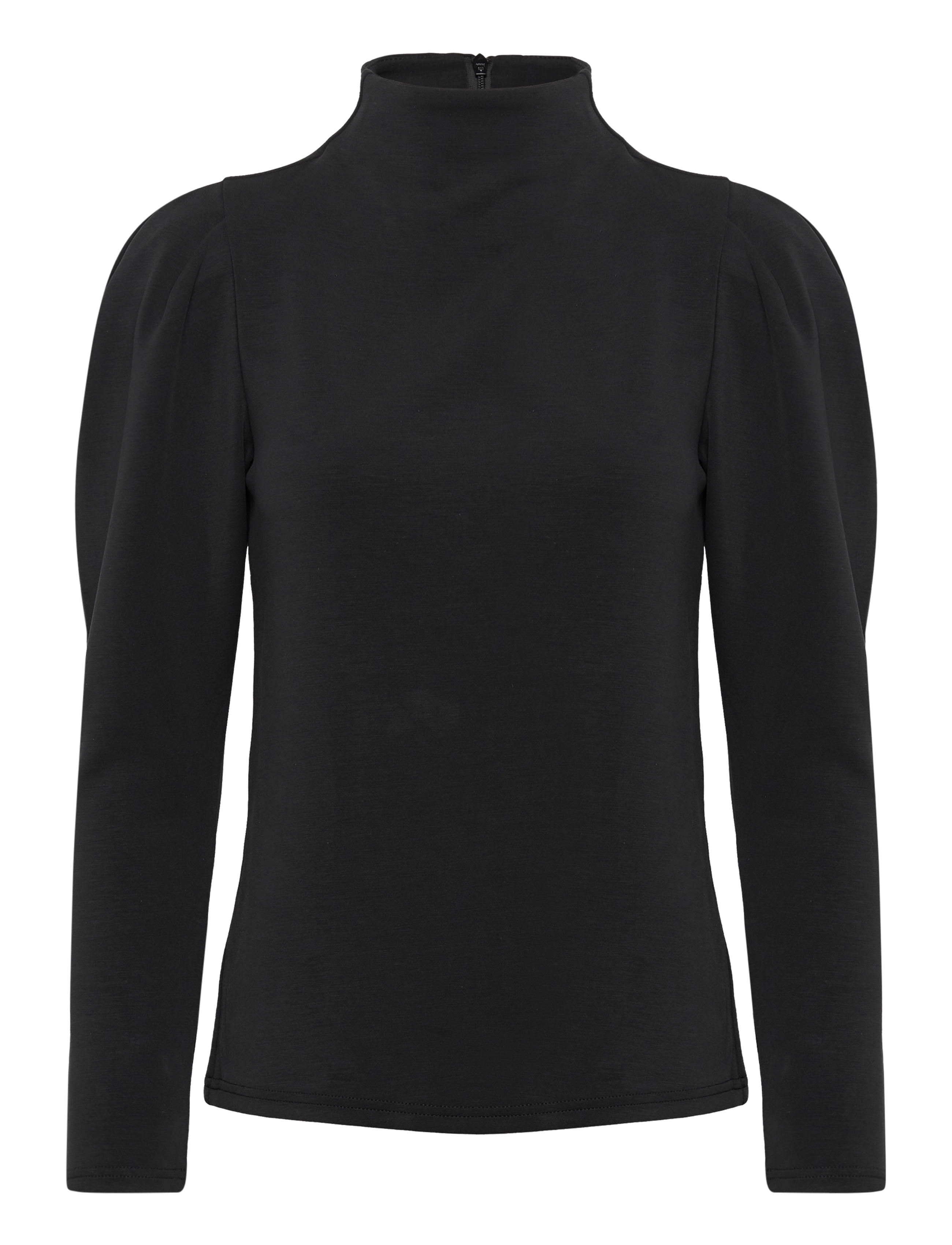 Selected SLFFENJA LS T-NECK TOP B - Transitional Layering - BLACK / black