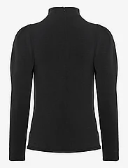 Selected Femme - SLFFENJA LS T-NECK TOP B NOOS - long-sleeved blouses - black - 1