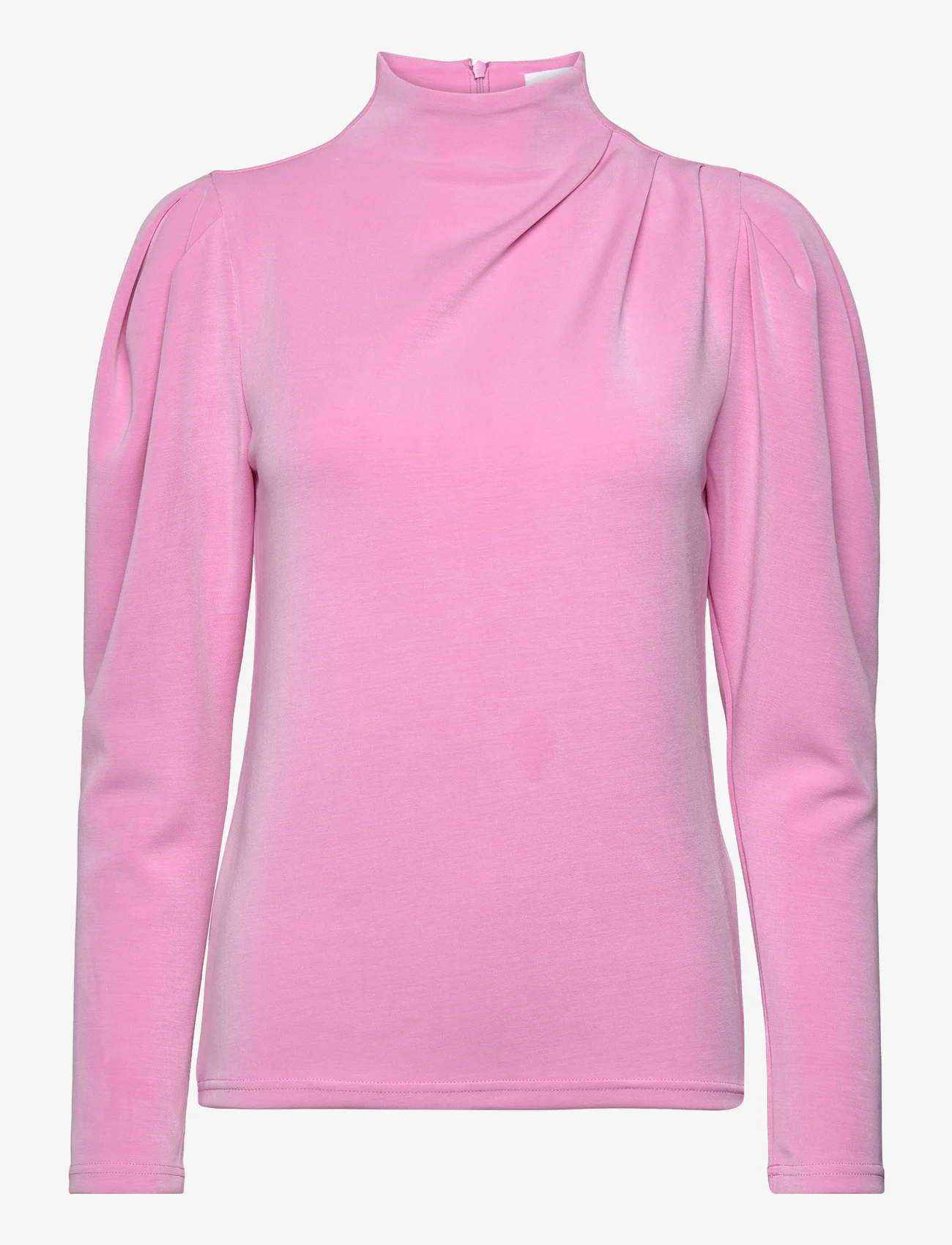 Selected Femme - SLFFENJA LS T-NECK TOP B NOOS - long-sleeved blouses - cyclamen - 0