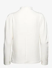 Selected Femme - SLFFENJA LS T-NECK TOP B NOOS - long-sleeved blouses - snow white - 1