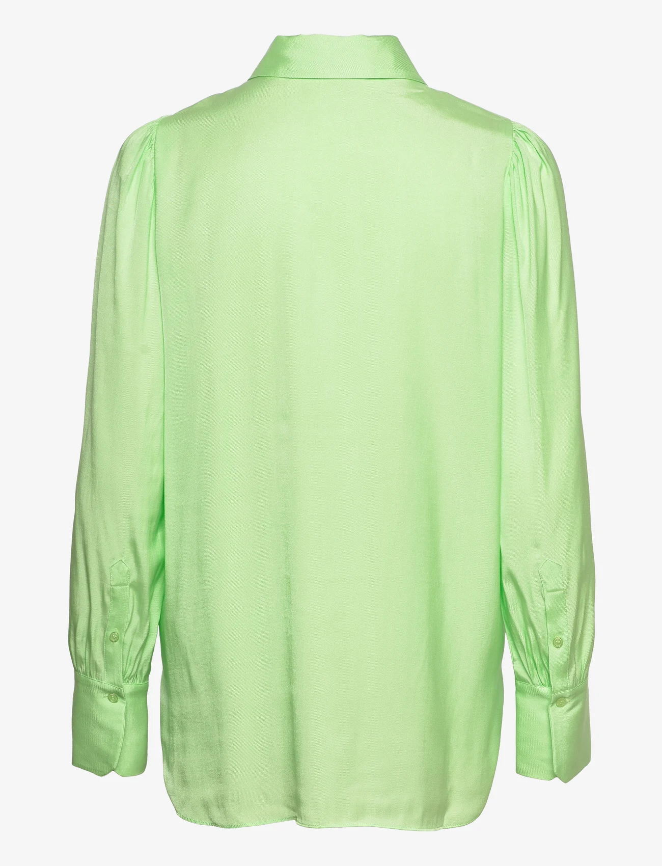 Selected Femme - SLFALFA LS  SHIRT B - long-sleeved shirts - pistachio green - 1