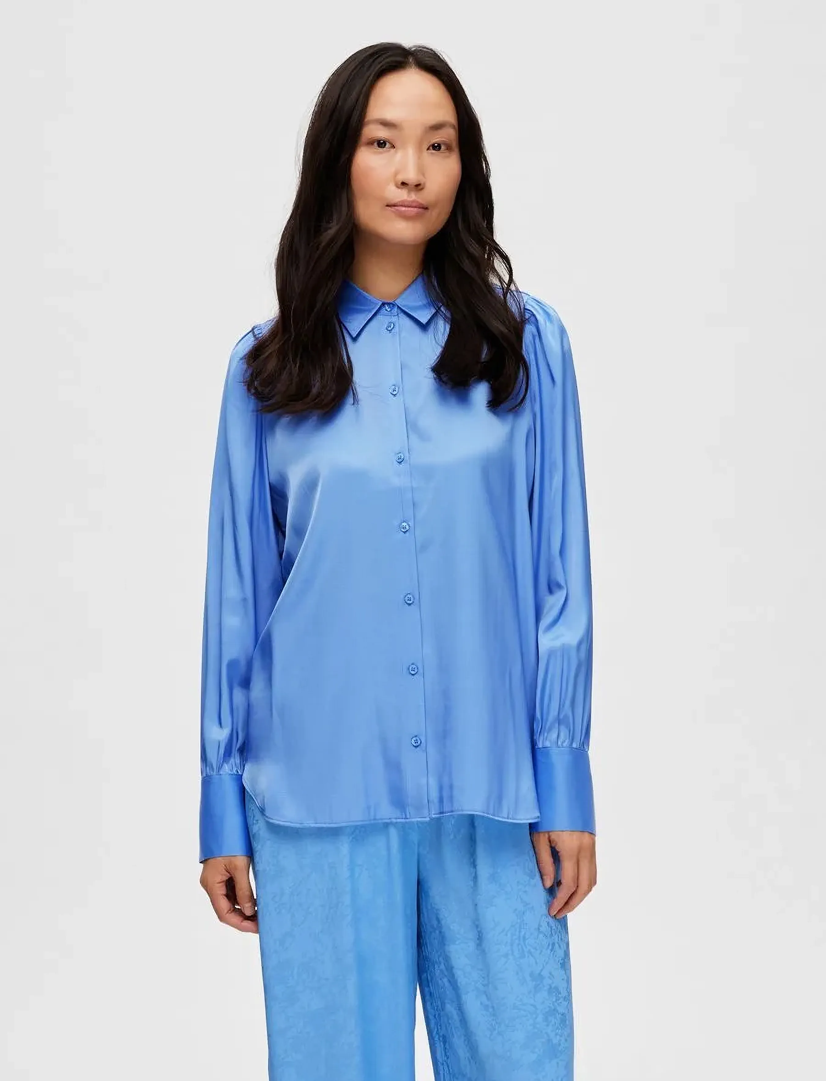 Selected - SLFALFA LS  SHIRT B - langärmlige hemden - ultramarine - 3