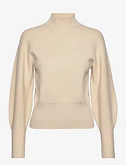 Selected Femme - SLFMERLE FYRIA LS KNIT HIGHNECK B CAMP - džemperi ar augstu apkakli - birch - 0