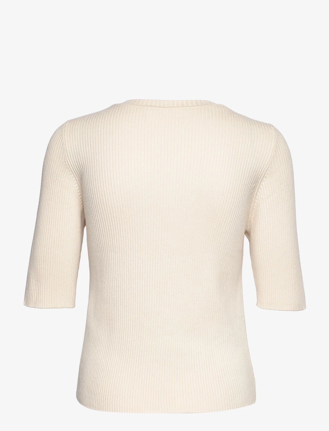 Selected Femme - SLFMALA 2/4 KNIT O-NECK NOOS - jumpers - birch - 1