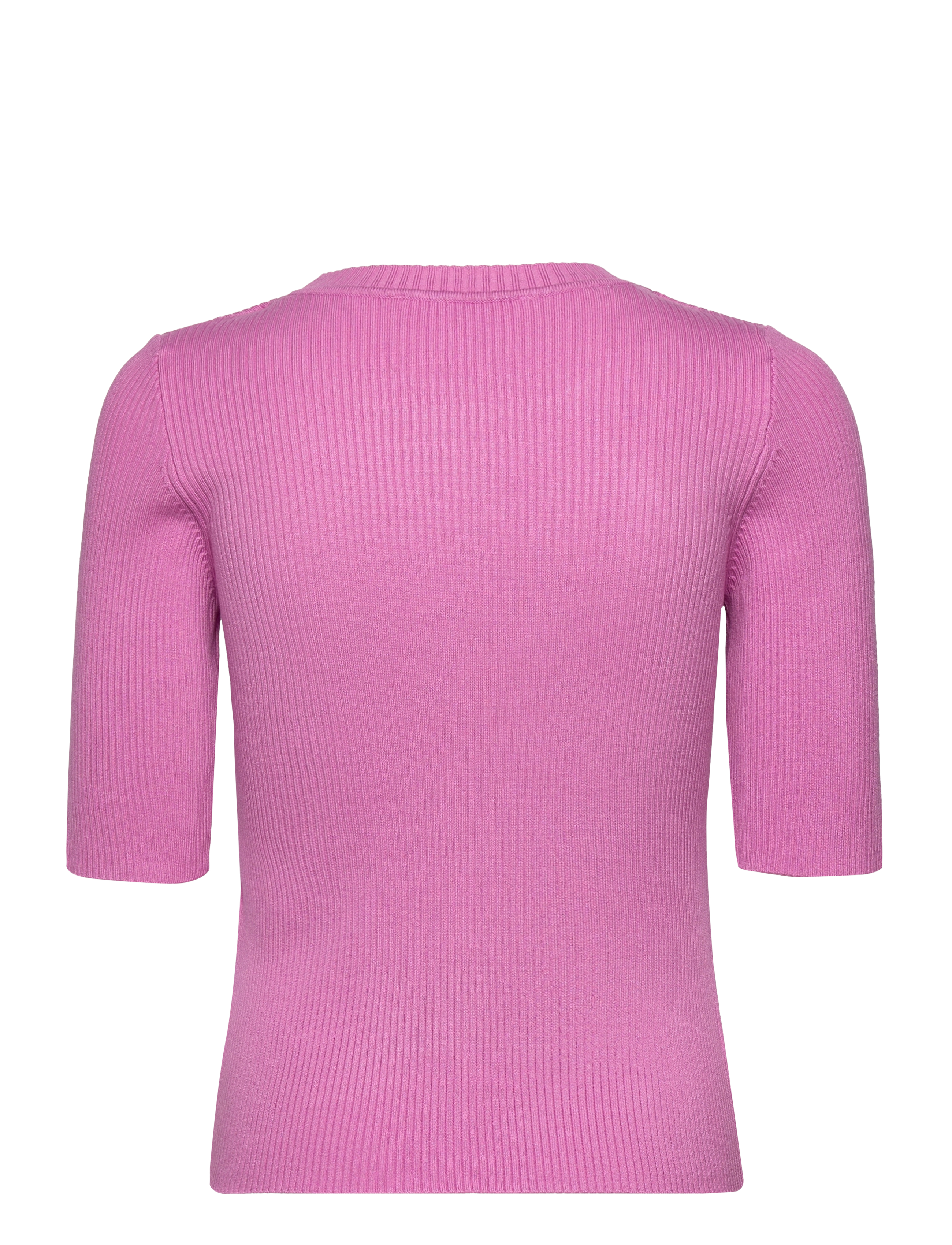 Selected - SLFMALA 2/4 KNIT O-NECK B - cyclamen - 1