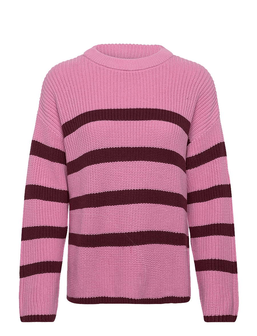 Selected - SLFBLOOMIE LS KNIT O-NECK NOOS - pullover - moonlite mauve - 1