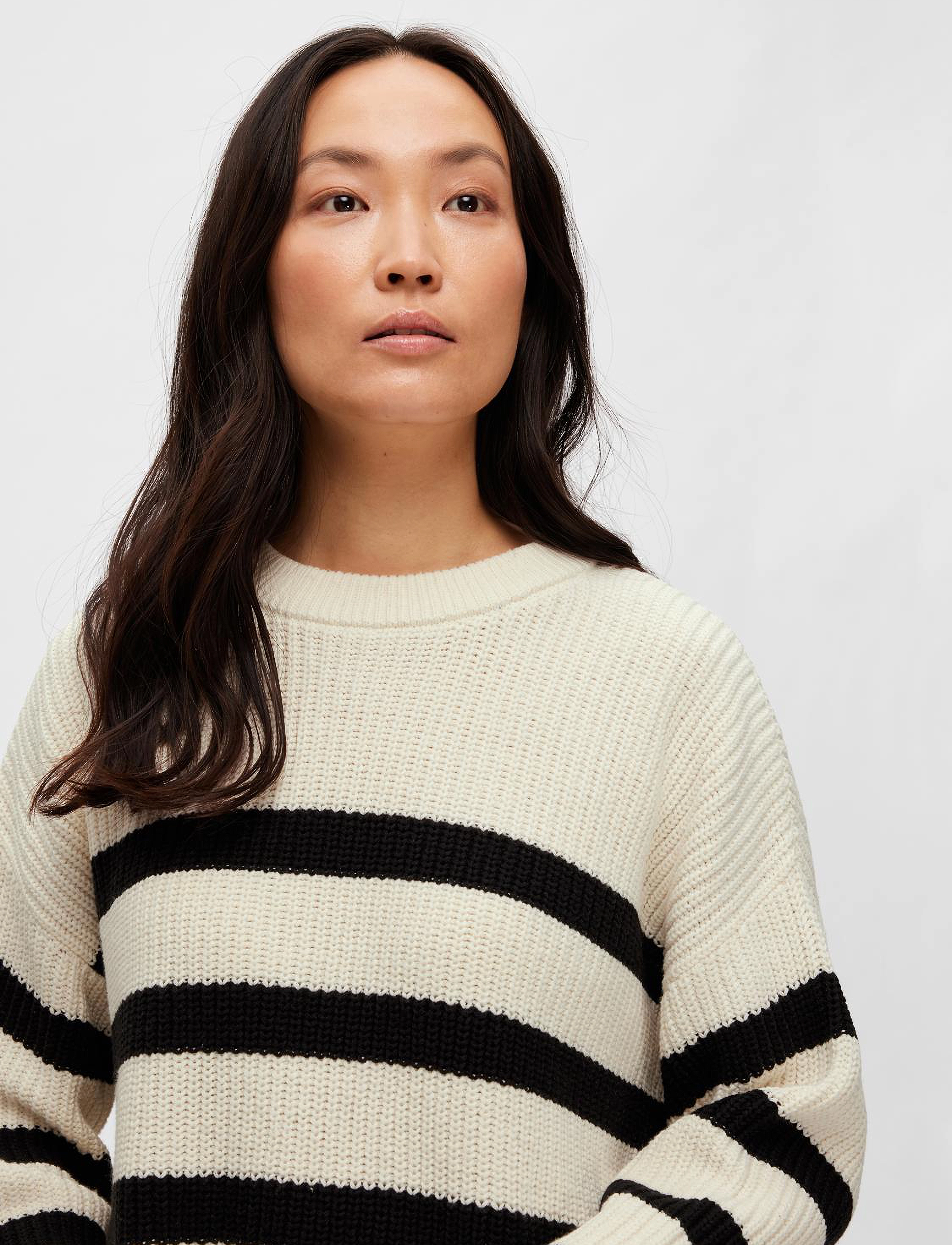 SELECTED Slfbloomie Ls Knit O-Neck Noos stickade tröjor dam – bild 5