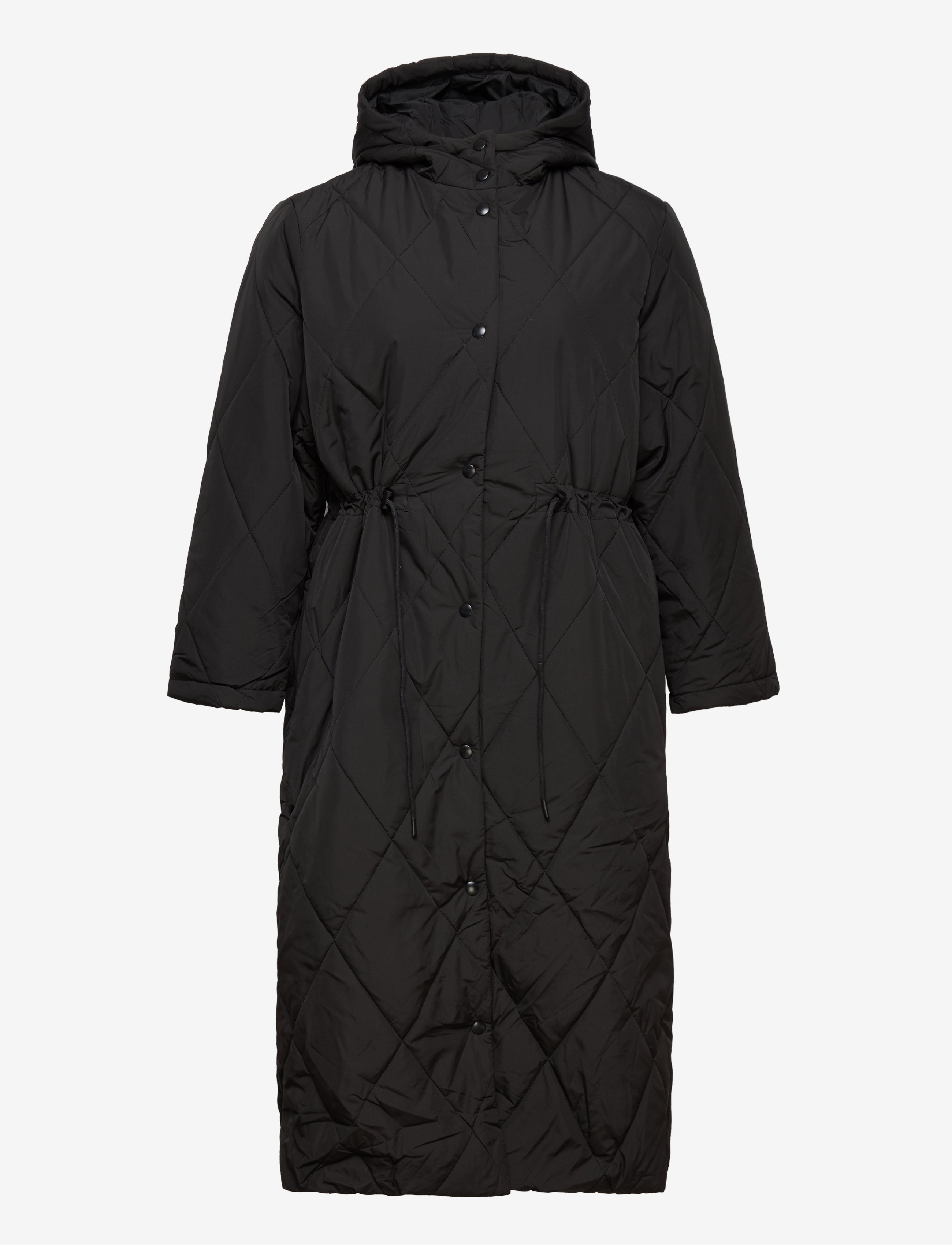 Selected Femme - SLFTORA PADDED COAT B CURVE - black - 1