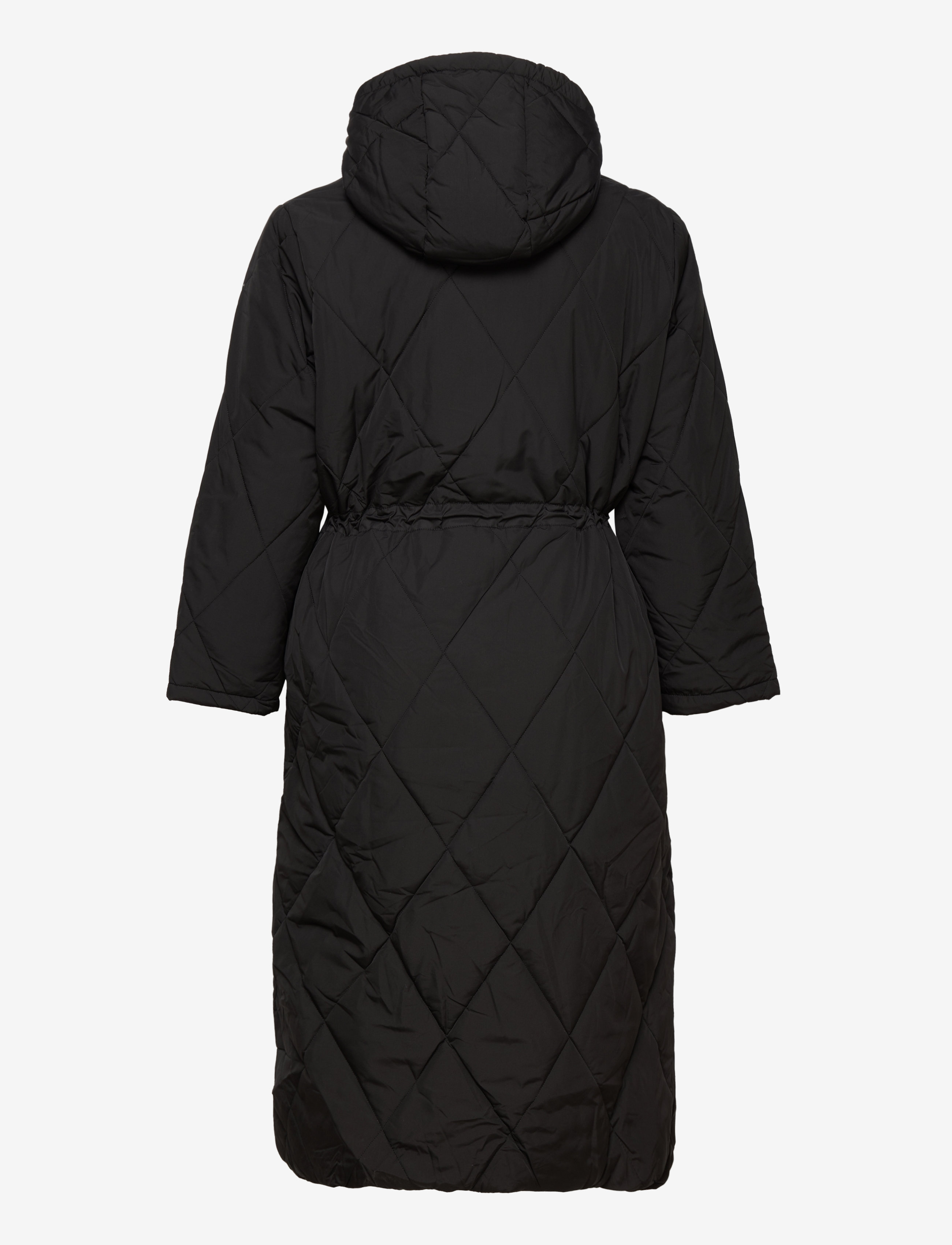 Selected Femme - SLFTORA PADDED COAT B CURVE - black - 3